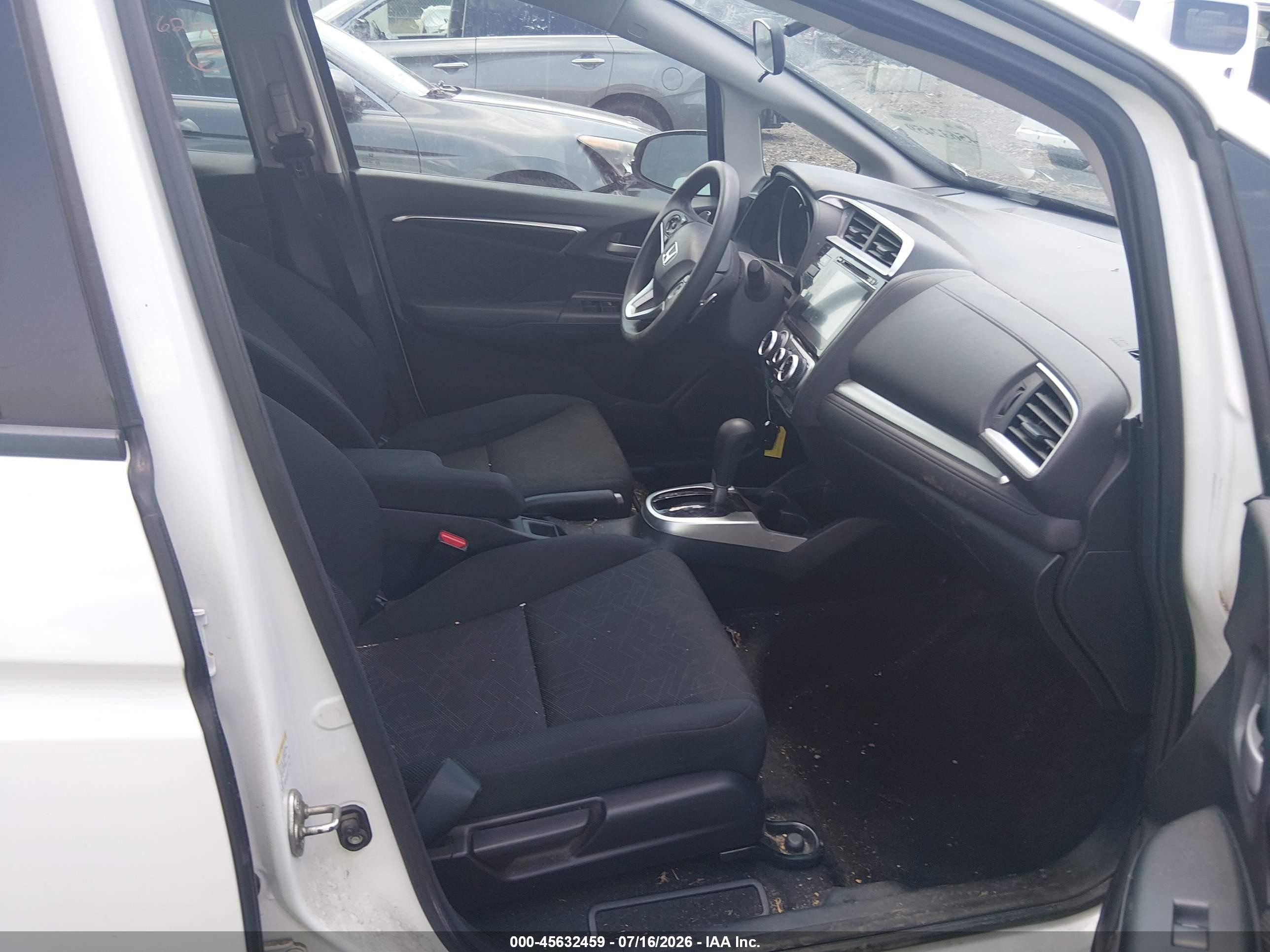 2015 Honda Fit Ex/ex-l White vin: 3HGGK5H89FM774366