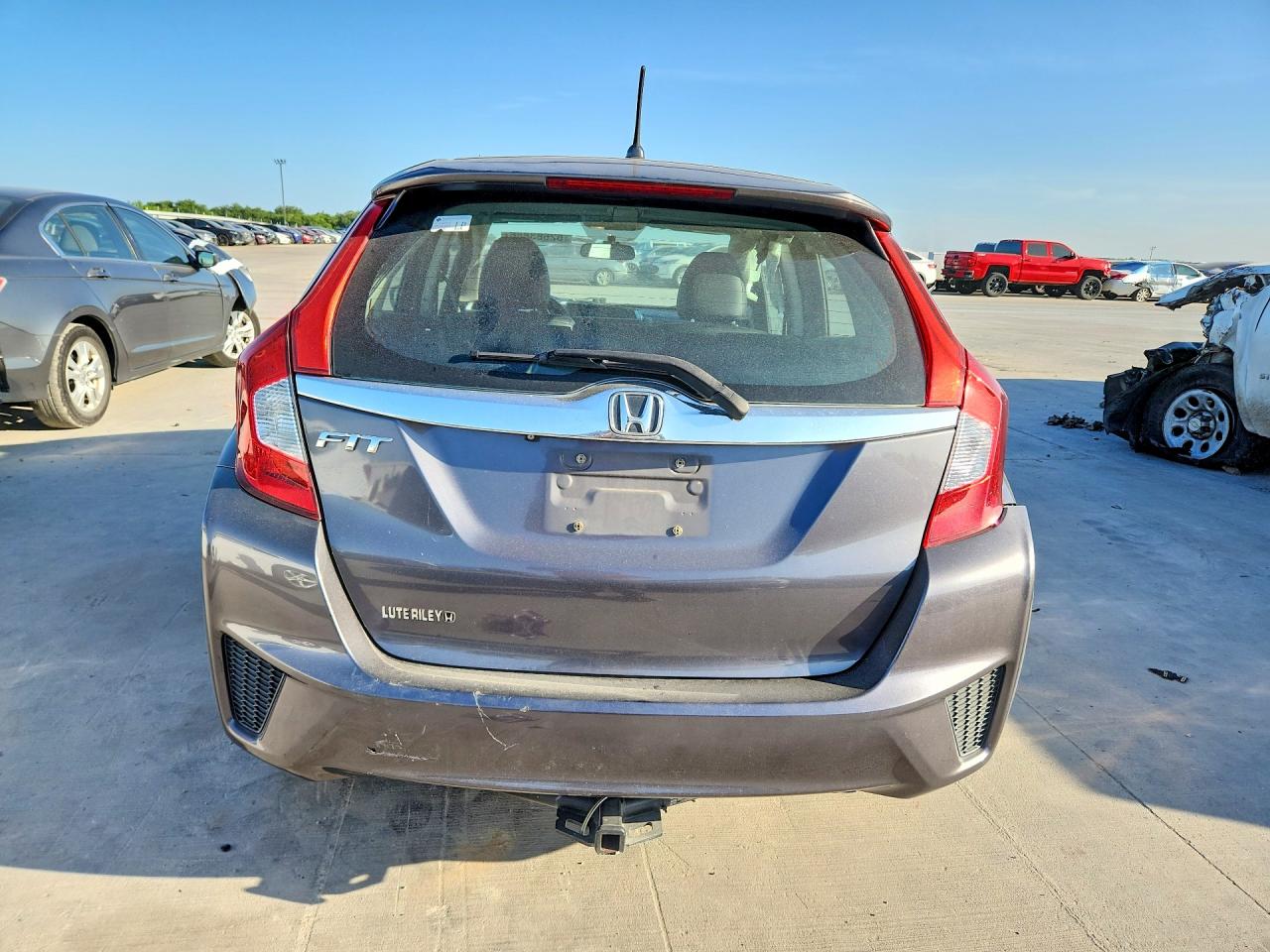 2015 Honda Fit Ex Charcoal vin: 3HGGK5H89FM777476