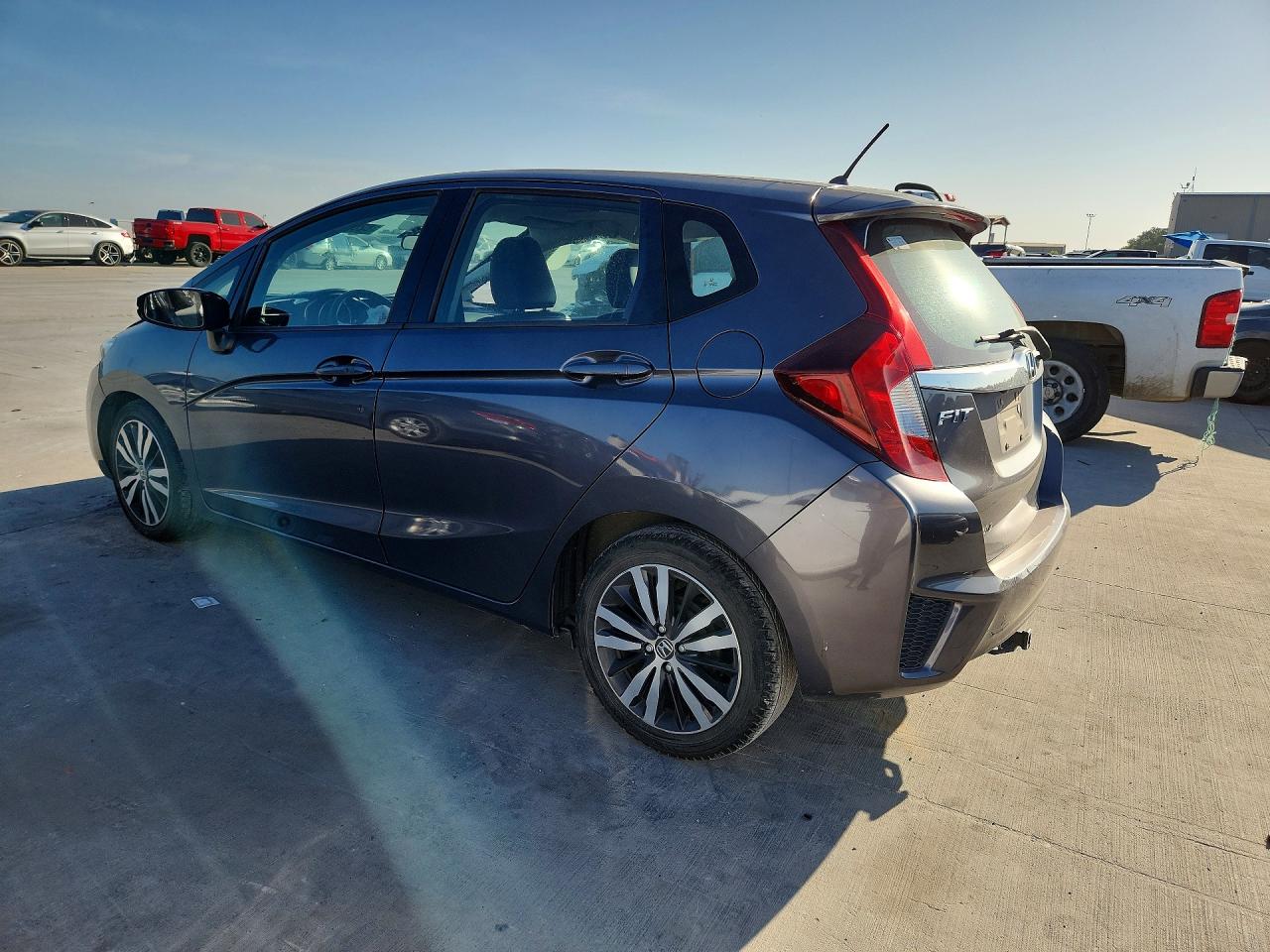 2015 Honda Fit Ex Charcoal vin: 3HGGK5H89FM777476