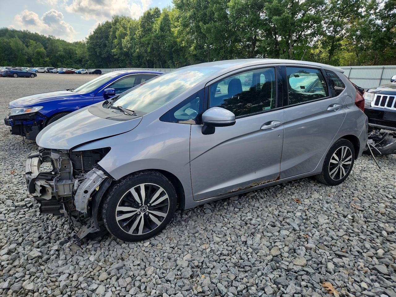 2020 Honda Fit Ex Серебряный vin: 3HGGK5H89LM704331