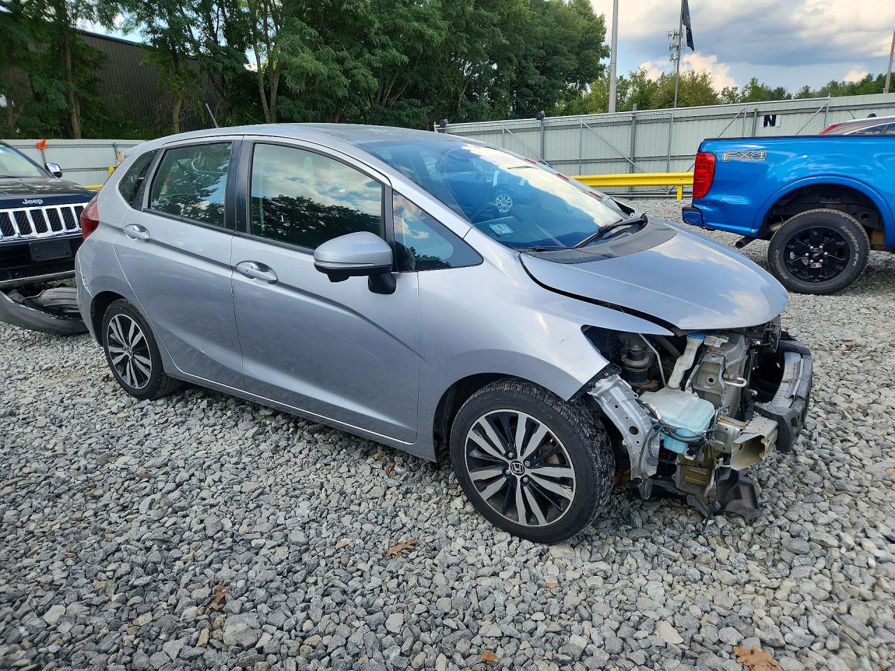 2020 Honda Fit Ex Серебряный vin: 3HGGK5H89LM704331