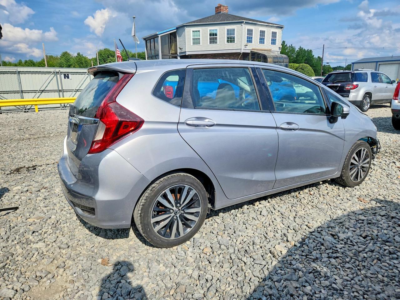 2020 Honda Fit Ex Серебряный vin: 3HGGK5H89LM704331