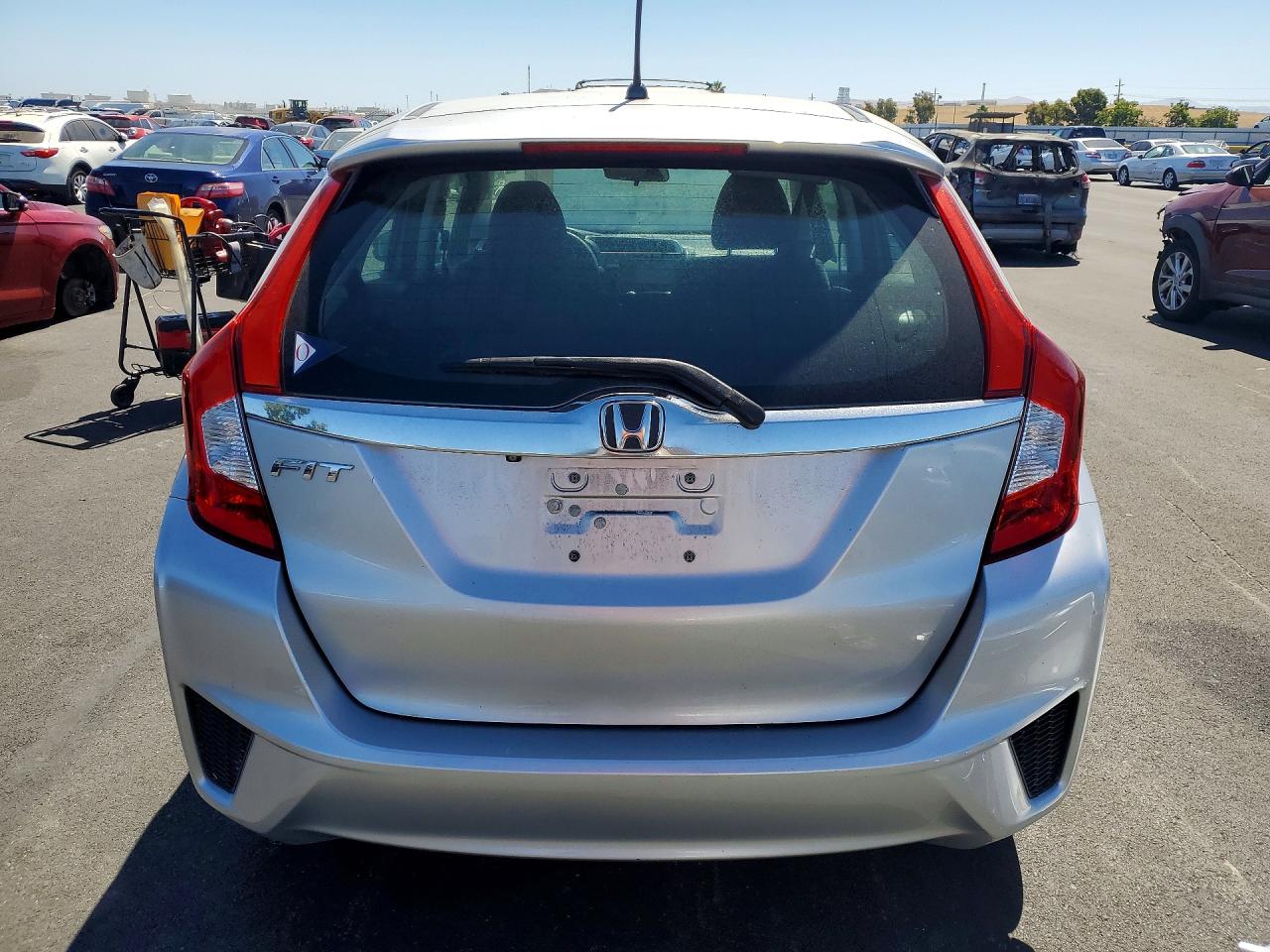 2015 Honda Fit Ex Silver vin: 3HGGK5H8XFM703290