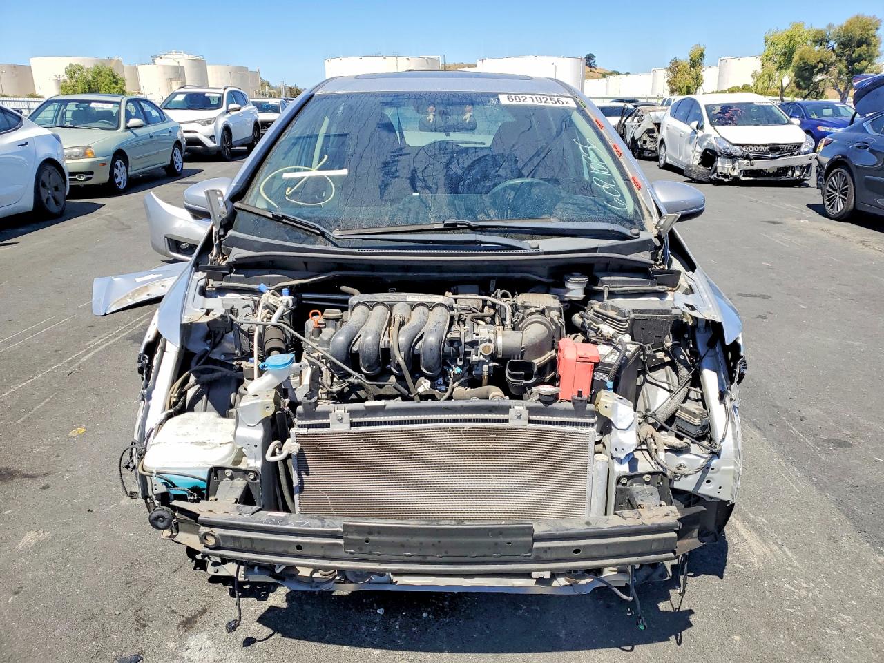 2015 Honda Fit Ex Silver vin: 3HGGK5H8XFM703290