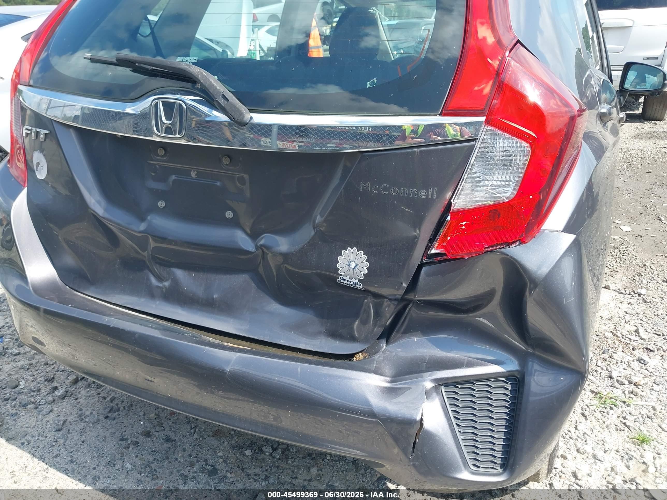 2015 Honda Fit Ex/ex-l Gray vin: 3HGGK5H8XFM703483
