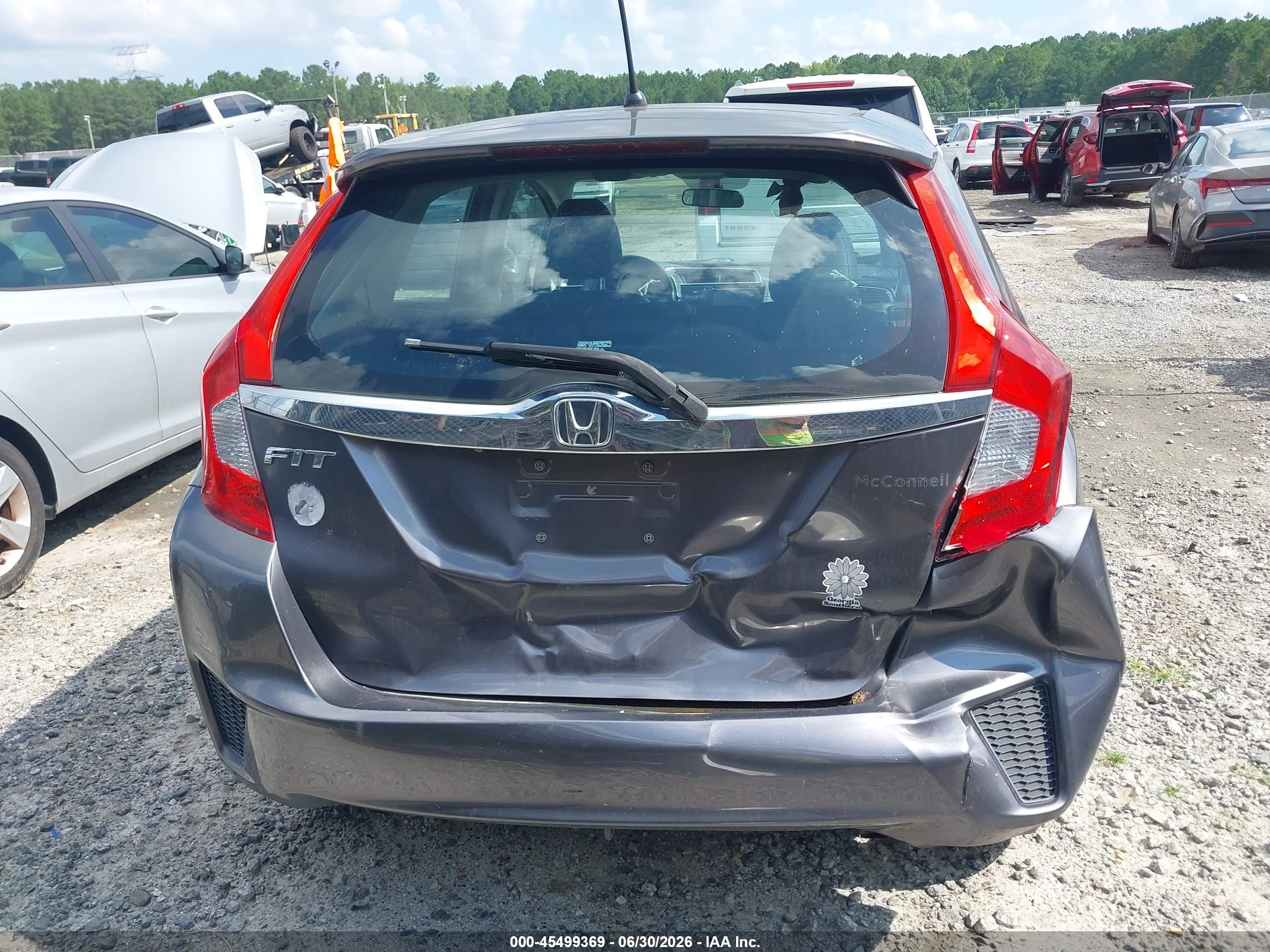 2015 Honda Fit Ex/ex-l Gray vin: 3HGGK5H8XFM703483
