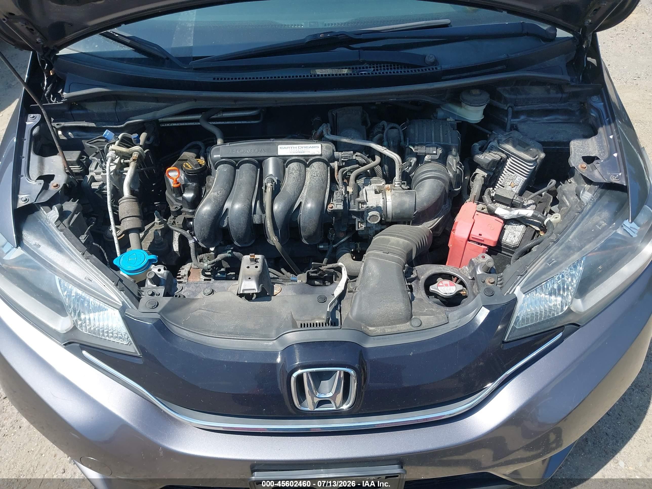 2015 Honda Fit Ex/ex-l Gray vin: 3HGGK5H8XFM716606