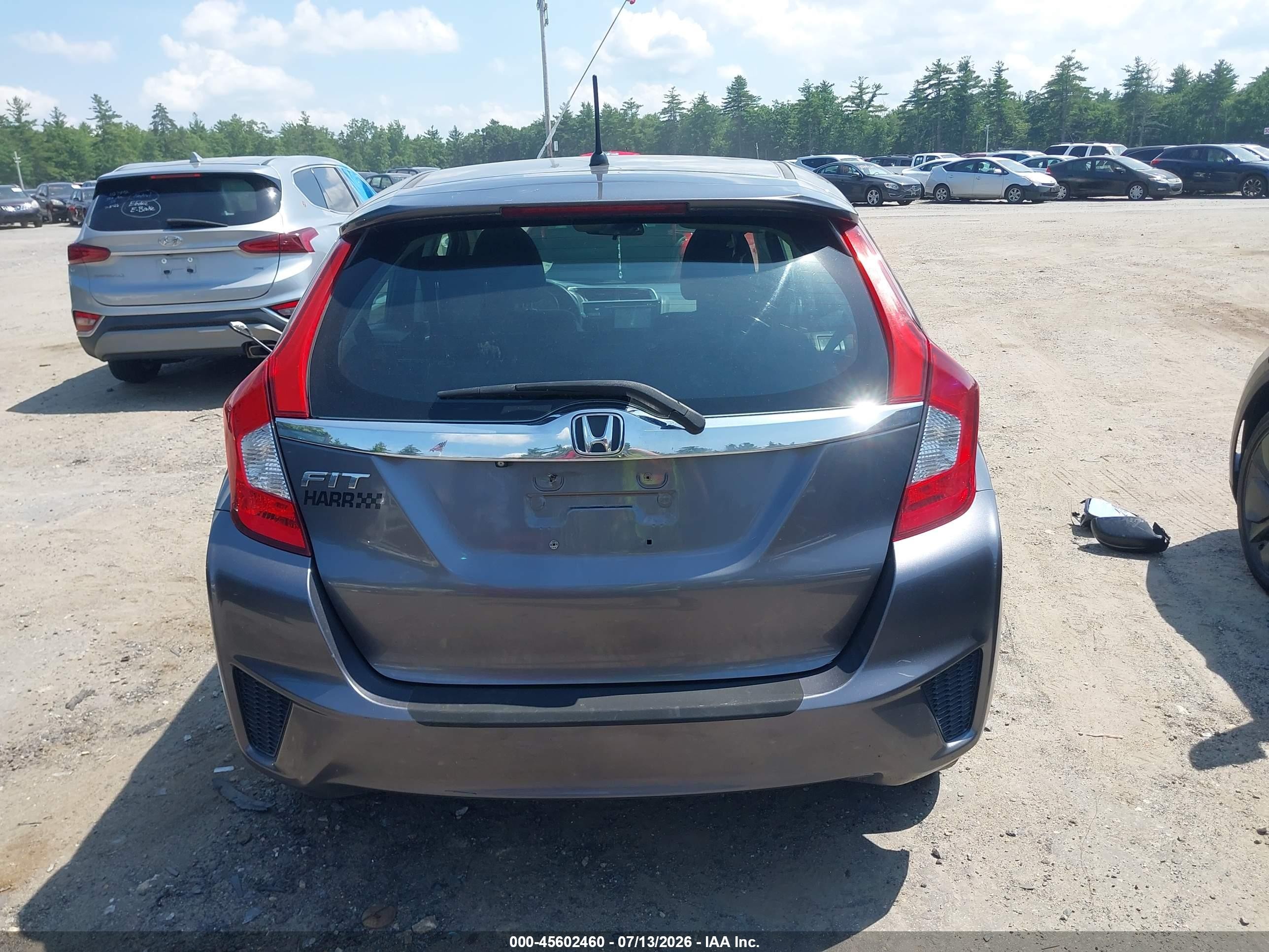 2015 Honda Fit Ex/ex-l Gray vin: 3HGGK5H8XFM716606