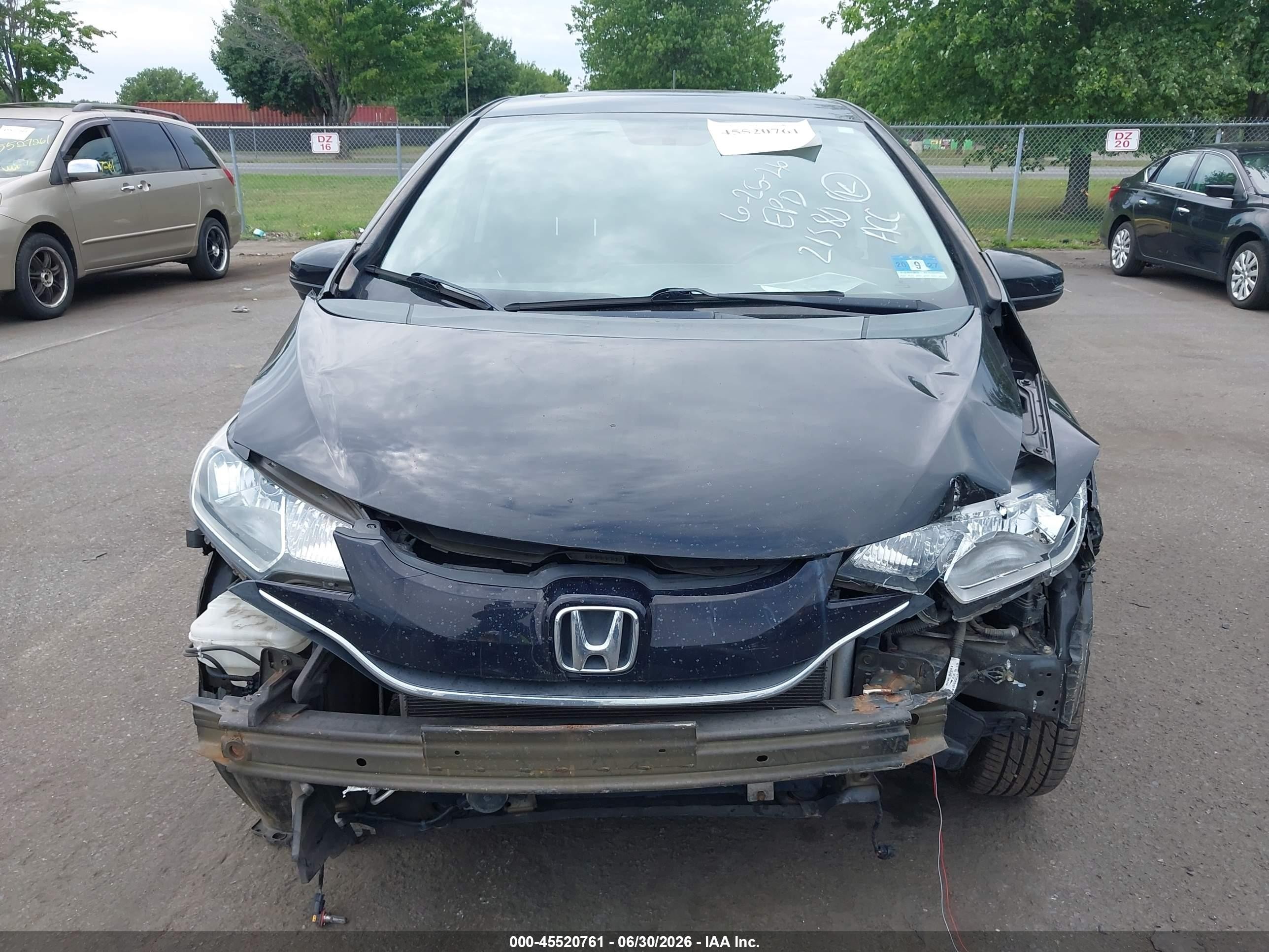 2015 Honda Fit Ex/ex-l Black vin: 3HGGK5H8XFM721580