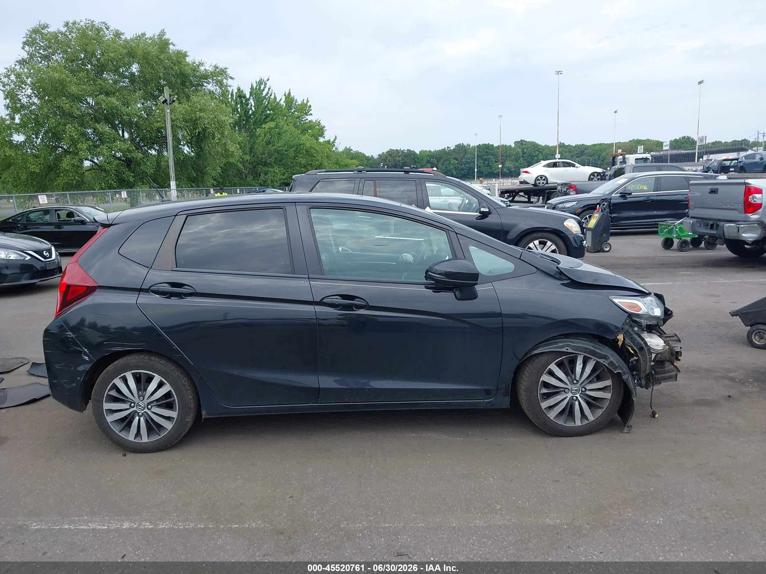 2015 Honda Fit Ex/ex-l Black vin: 3HGGK5H8XFM721580