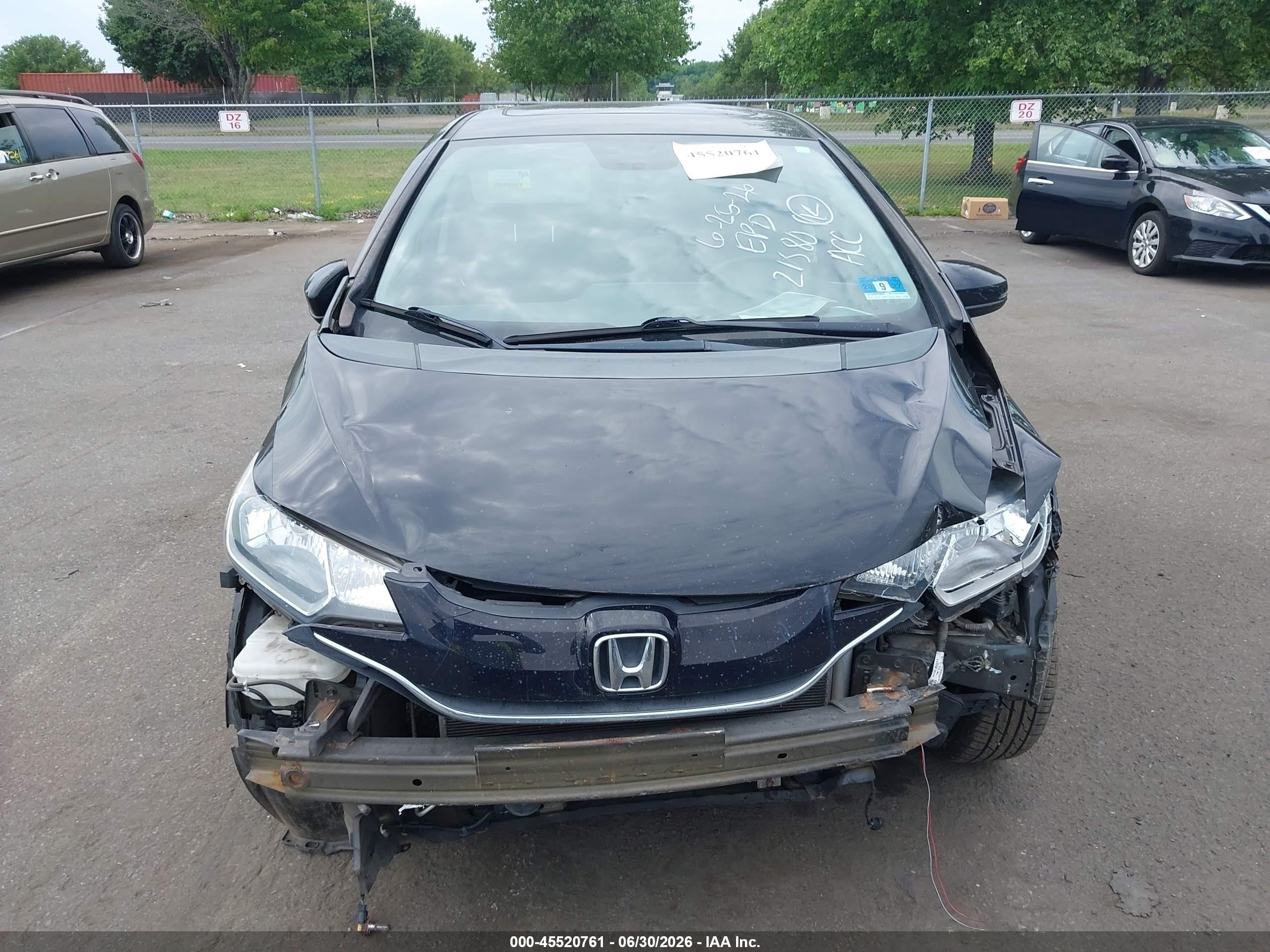 2015 Honda Fit Ex/ex-l Black vin: 3HGGK5H8XFM721580