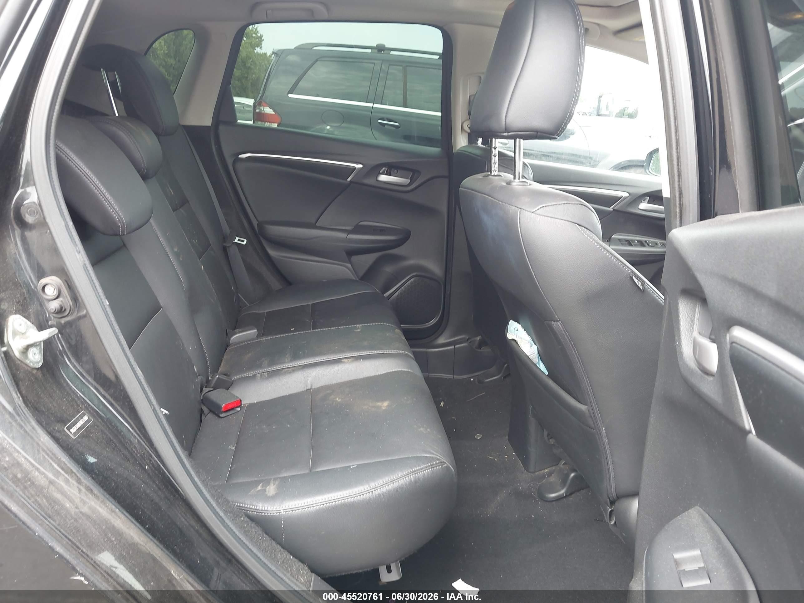 2015 Honda Fit Ex/ex-l Black vin: 3HGGK5H8XFM721580
