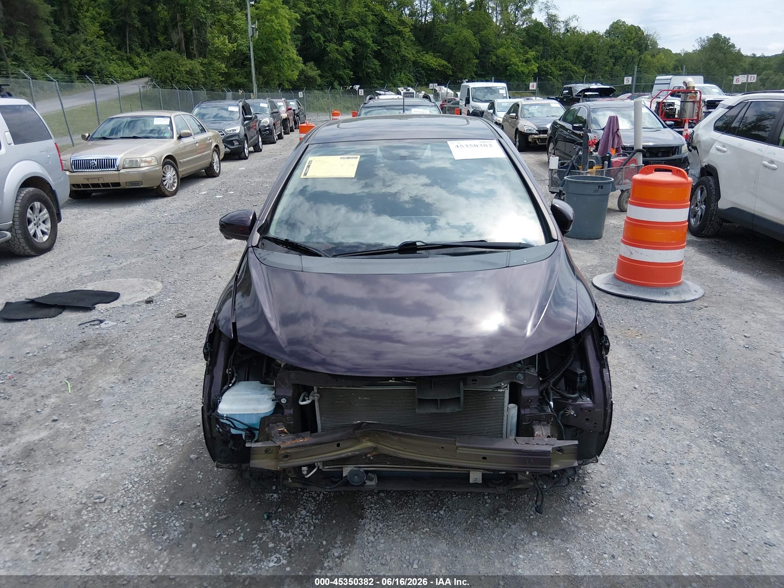 2015 Honda Fit Ex/ex-l Purple vin: 3HGGK5H8XFM730652
