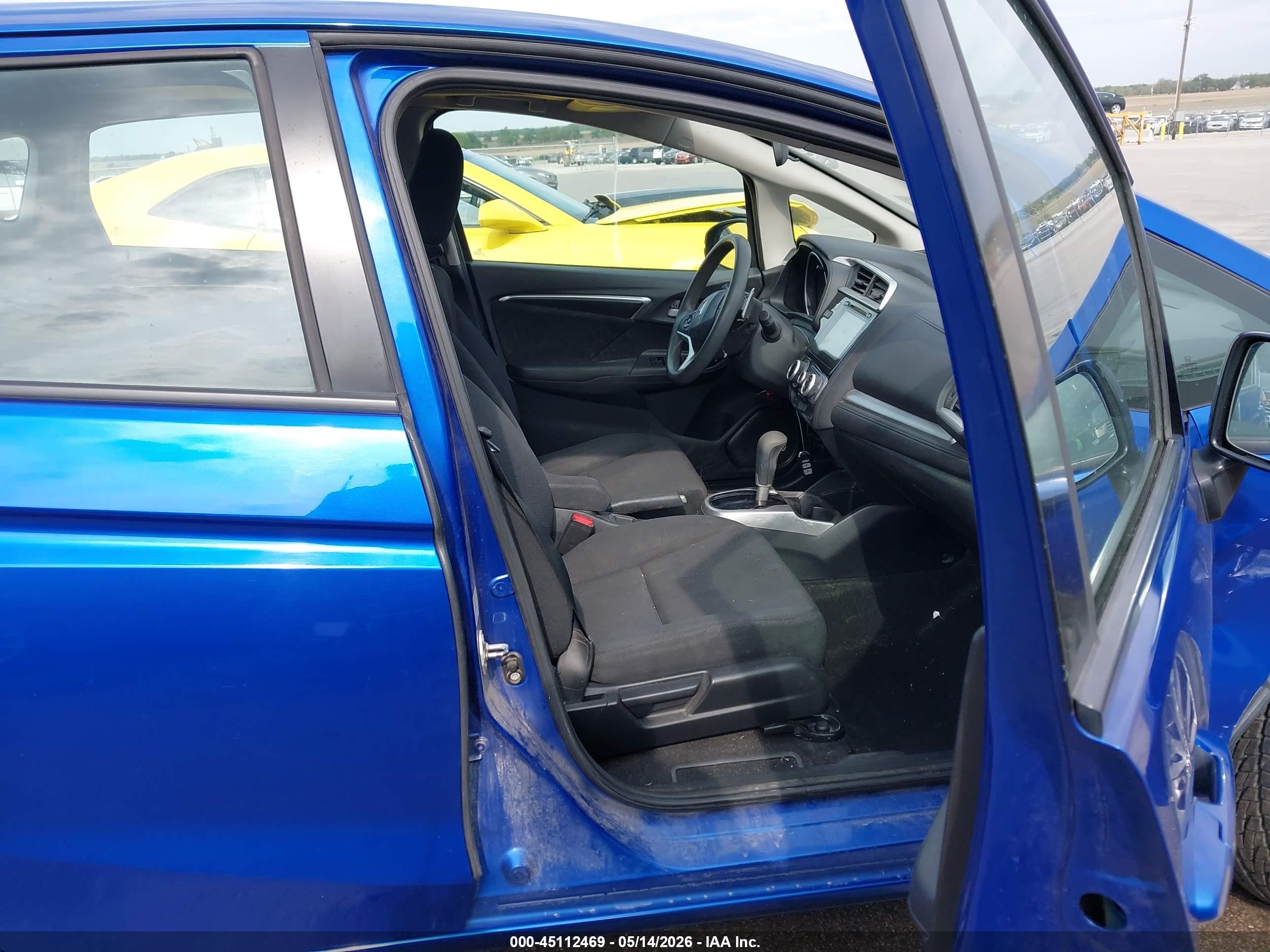 2015 Honda Fit Ex/ex-l Blue vin: 3HGGK5H8XFM738234