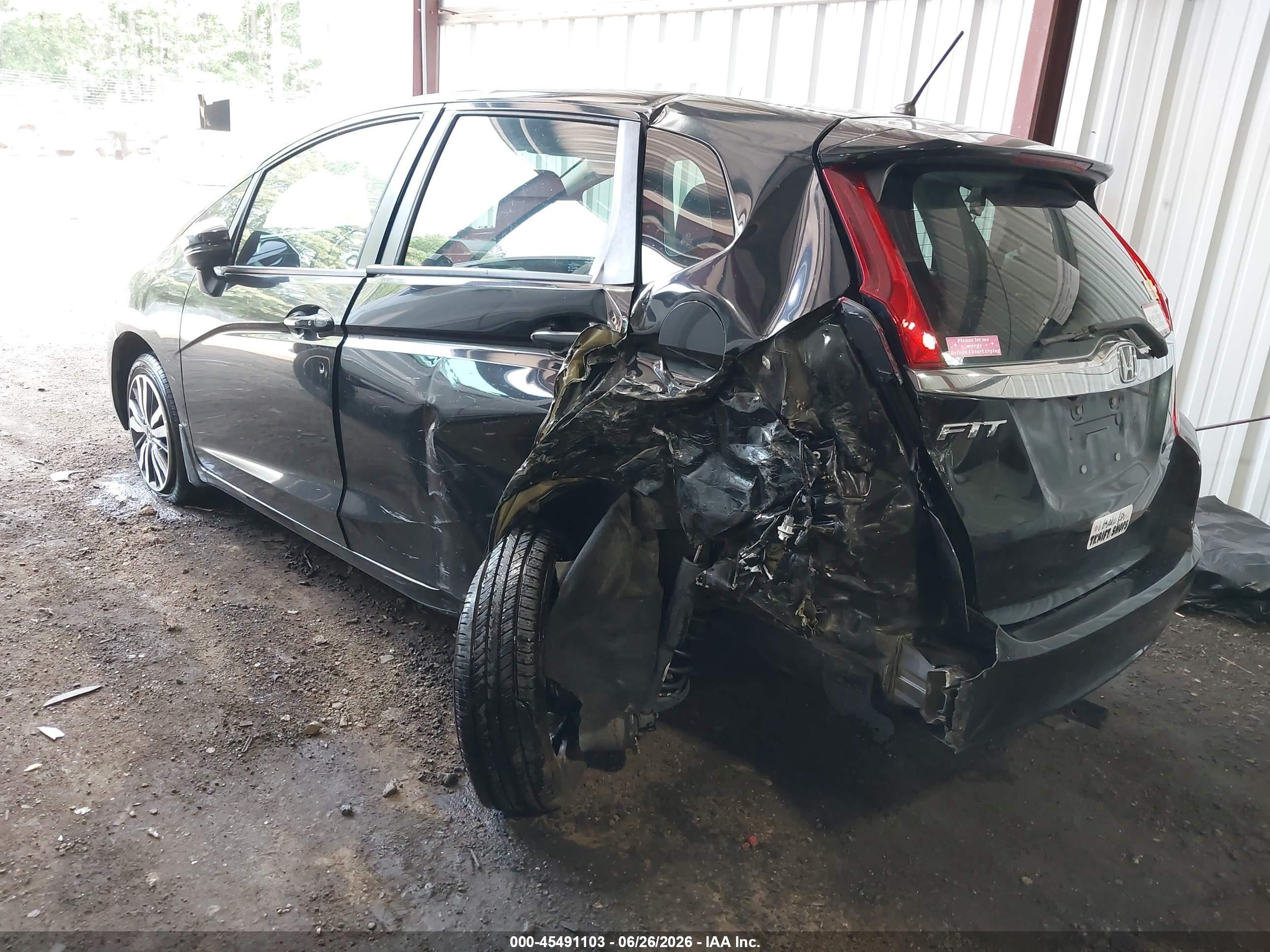 2015 Honda Fit Ex/ex-l Black vin: 3HGGK5H8XFM741487