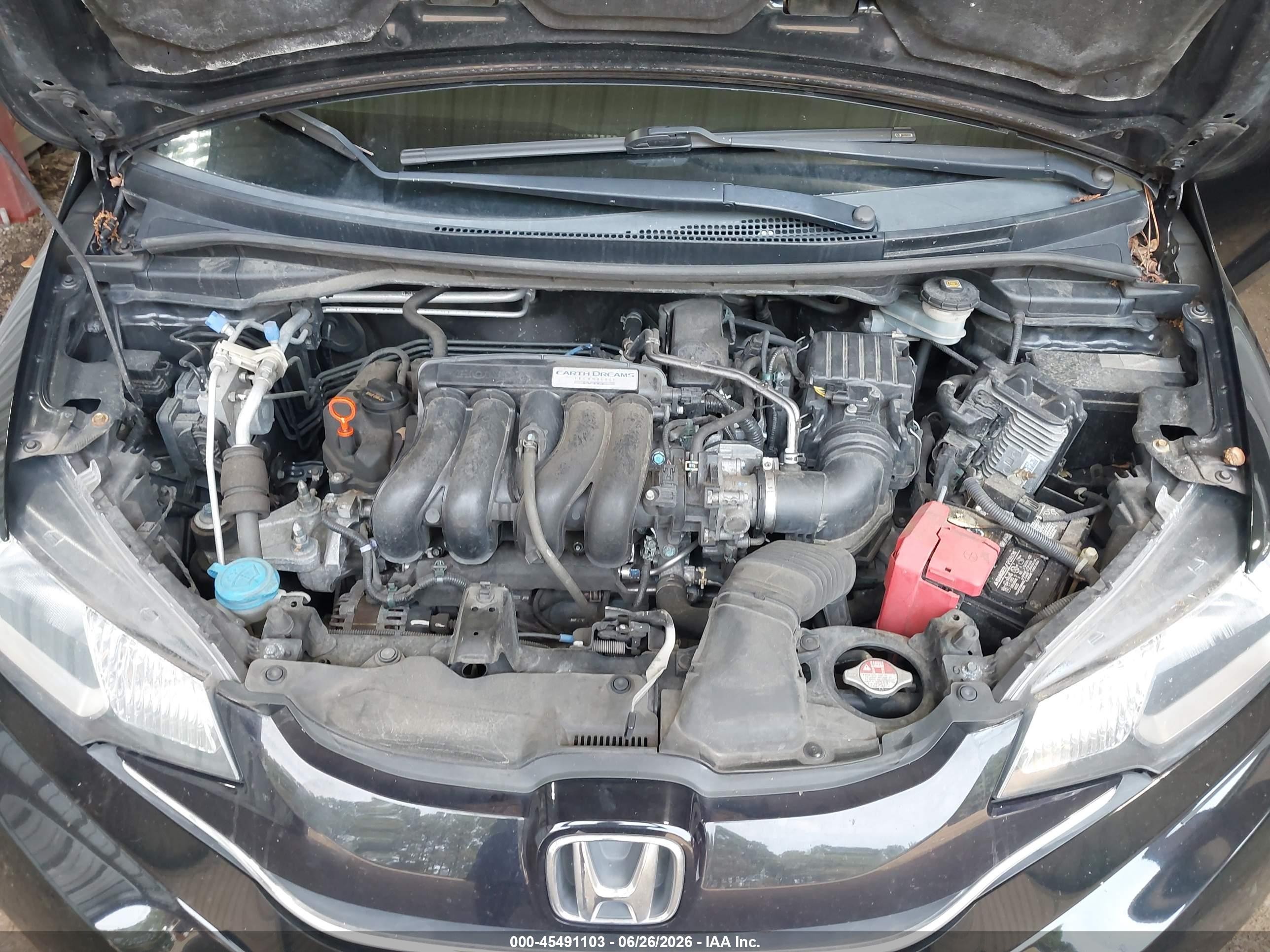 2015 Honda Fit Ex/ex-l Black vin: 3HGGK5H8XFM741487