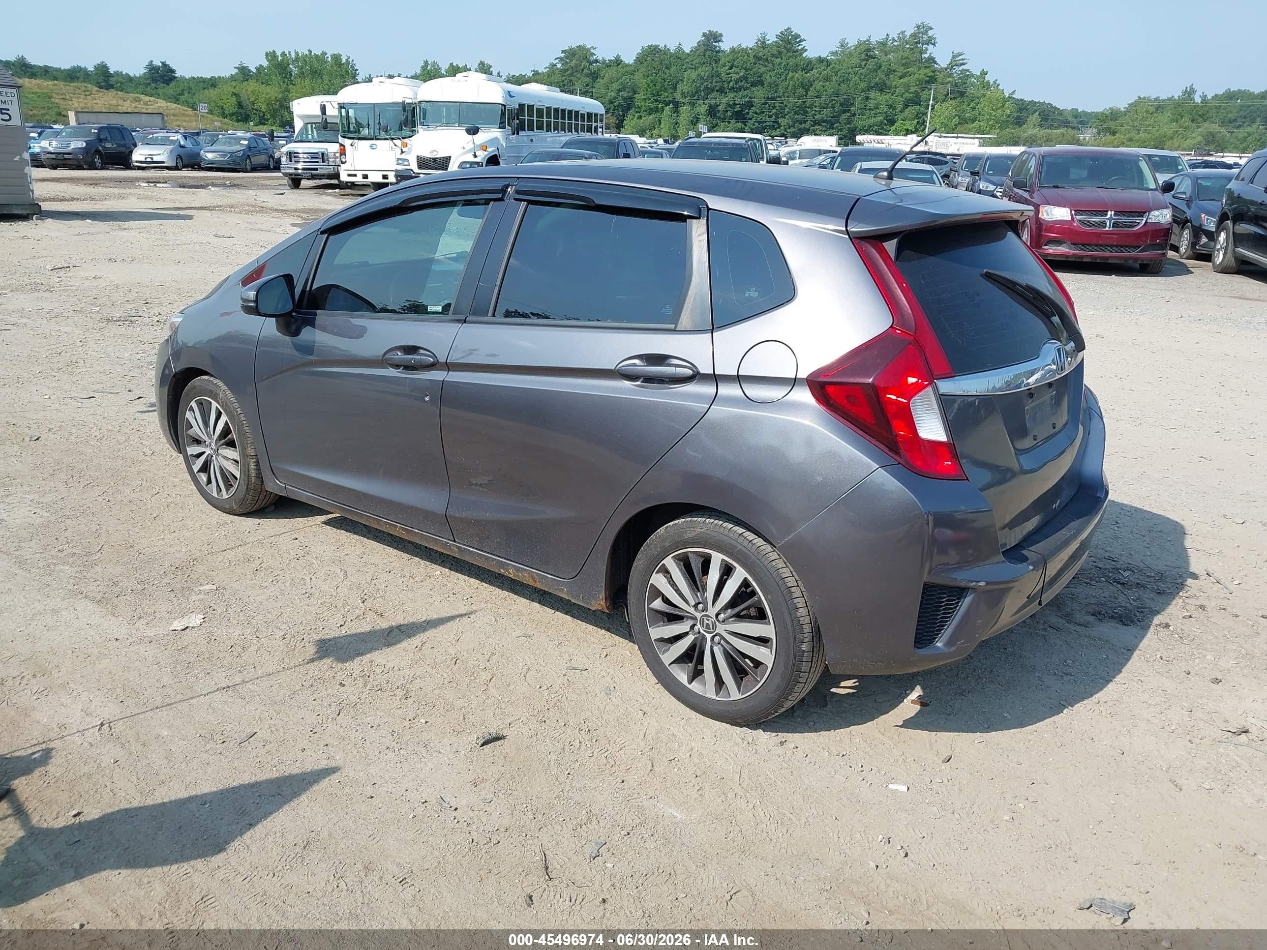 2015 Honda Fit Ex/ex-l Black vin: 3HGGK5H8XFM752019