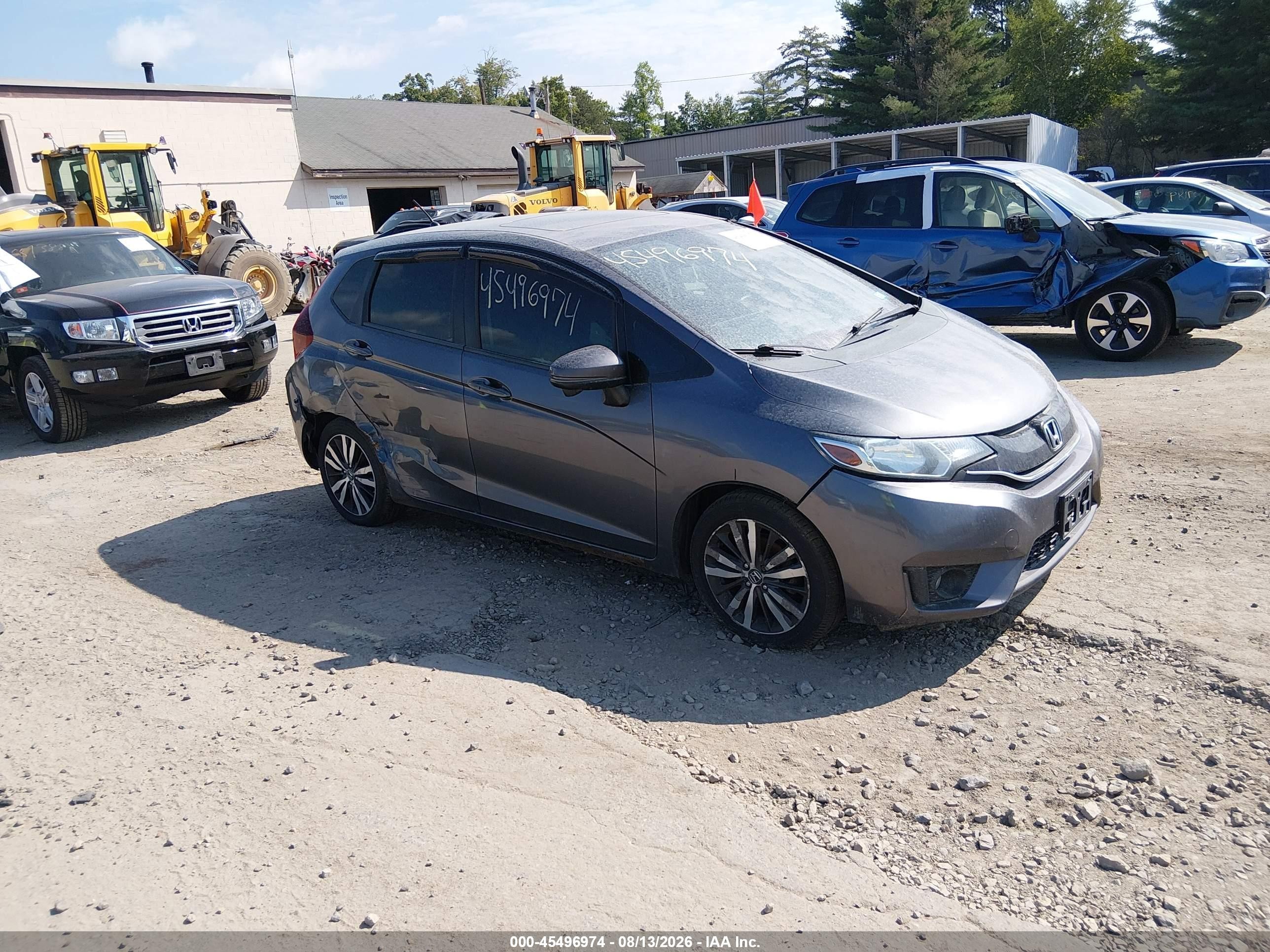2015 Honda Fit Ex/ex-l Black vin: 3HGGK5H8XFM752019