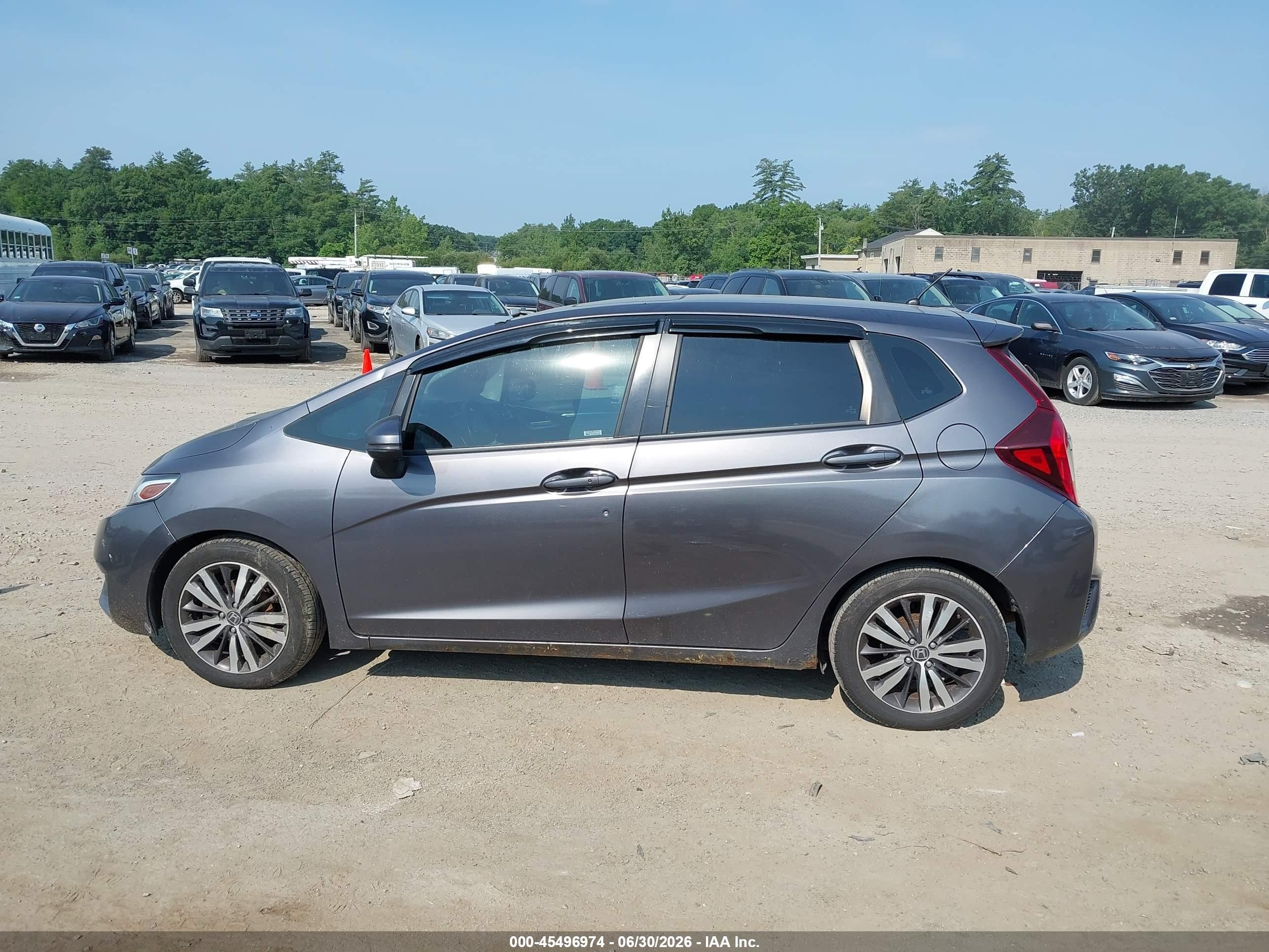 2015 Honda Fit Ex/ex-l Black vin: 3HGGK5H8XFM752019