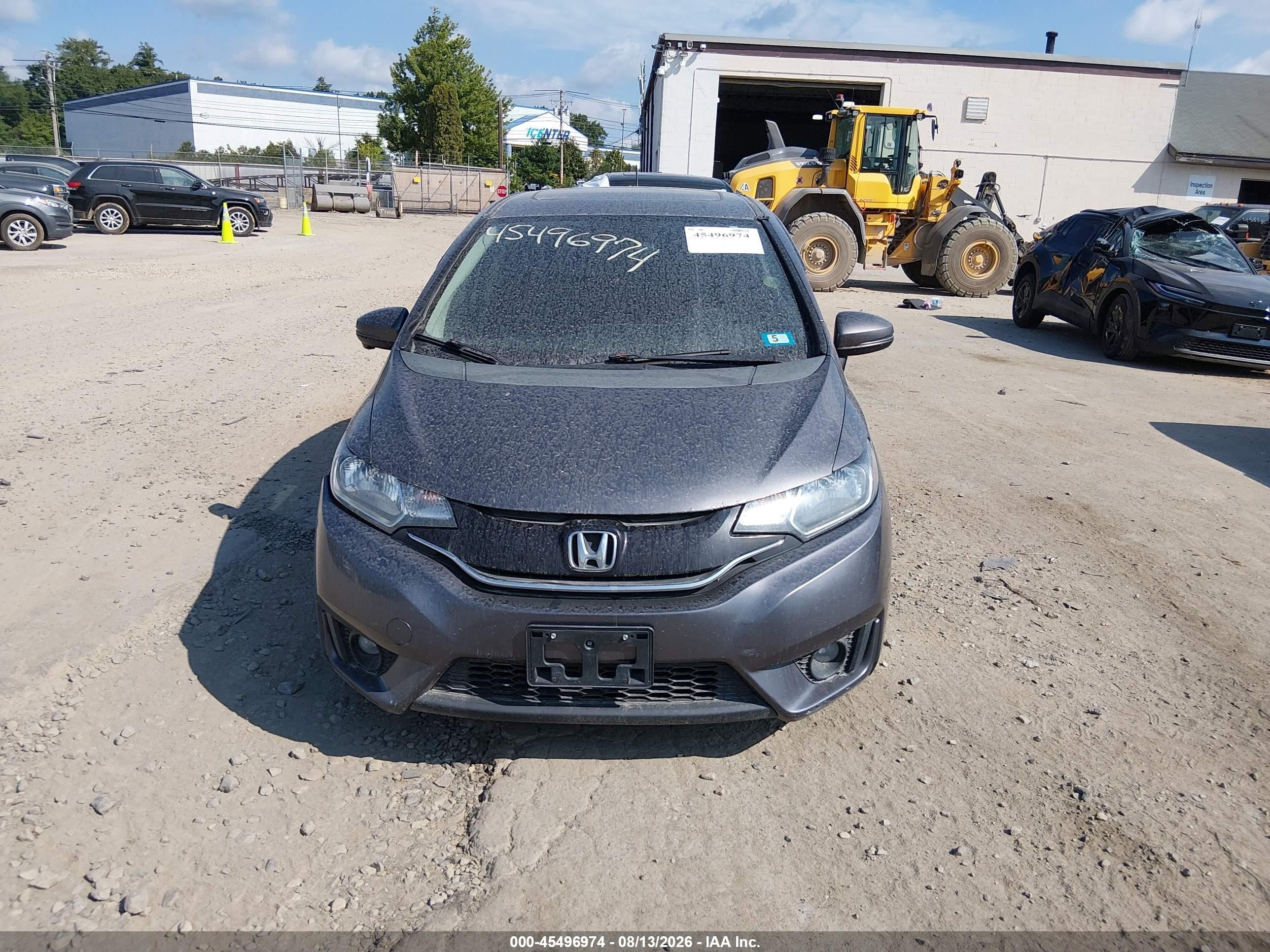 2015 Honda Fit Ex/ex-l Black vin: 3HGGK5H8XFM752019