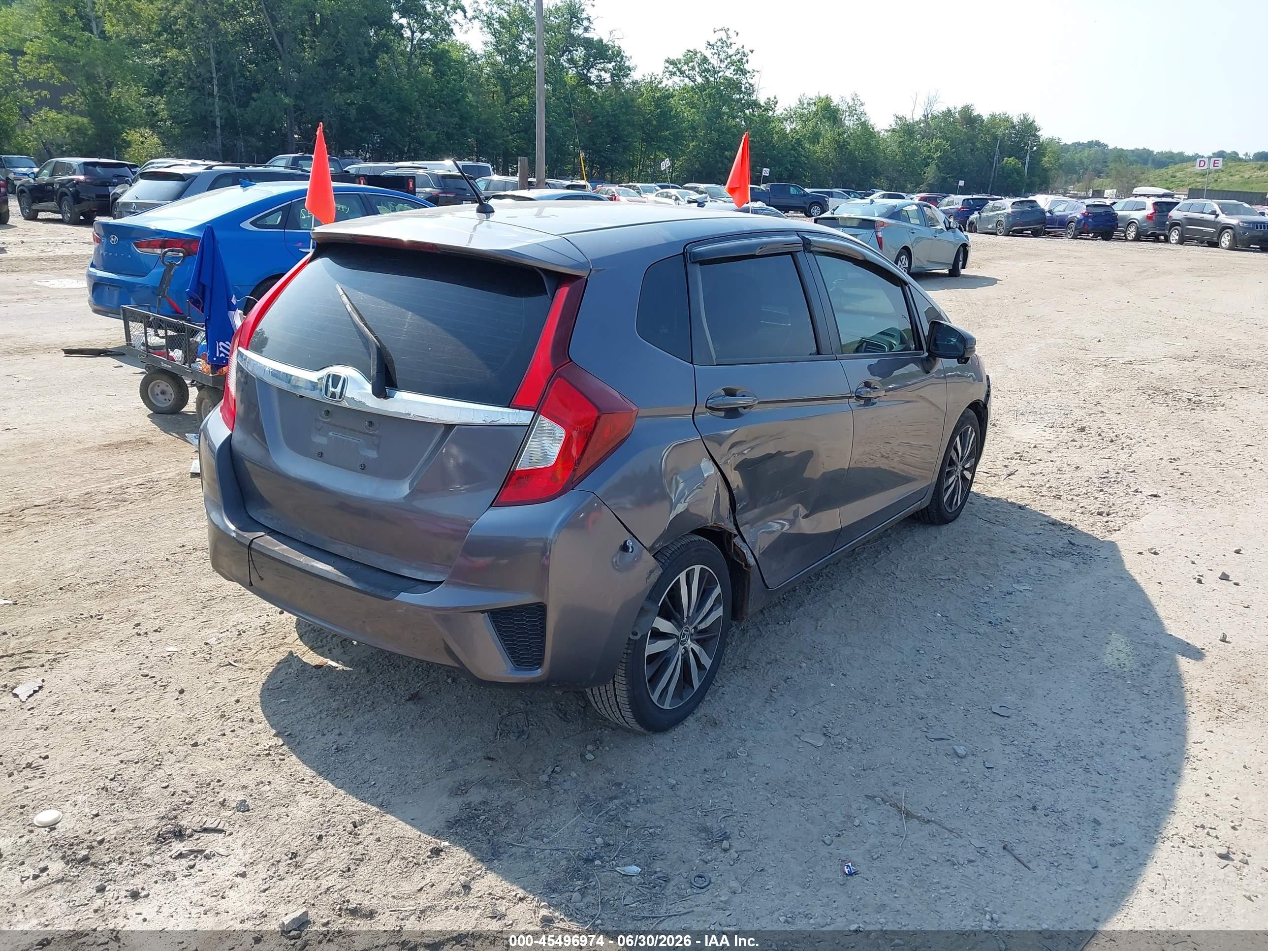 2015 Honda Fit Ex/ex-l Black vin: 3HGGK5H8XFM752019