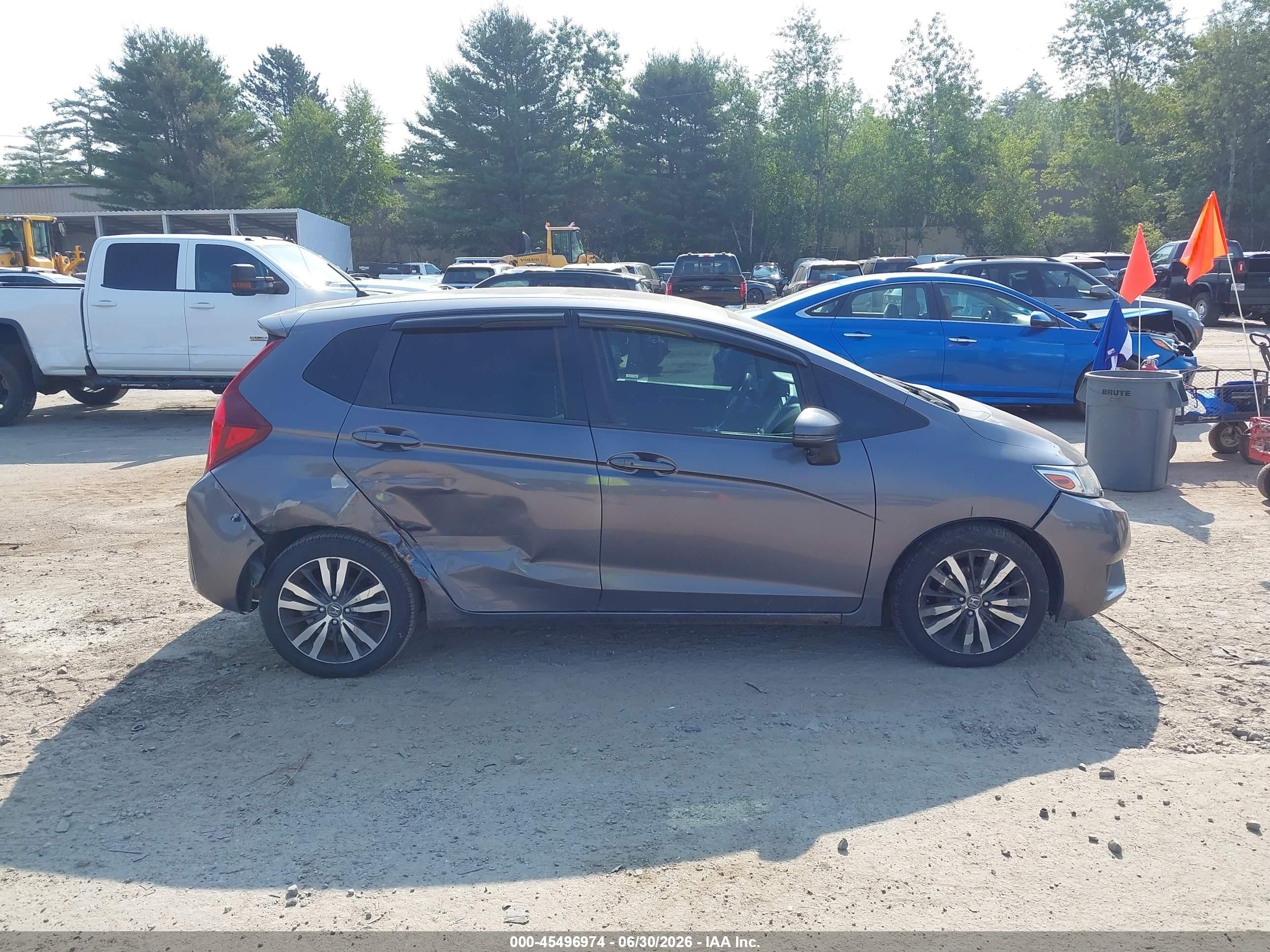 2015 Honda Fit Ex/ex-l Black vin: 3HGGK5H8XFM752019