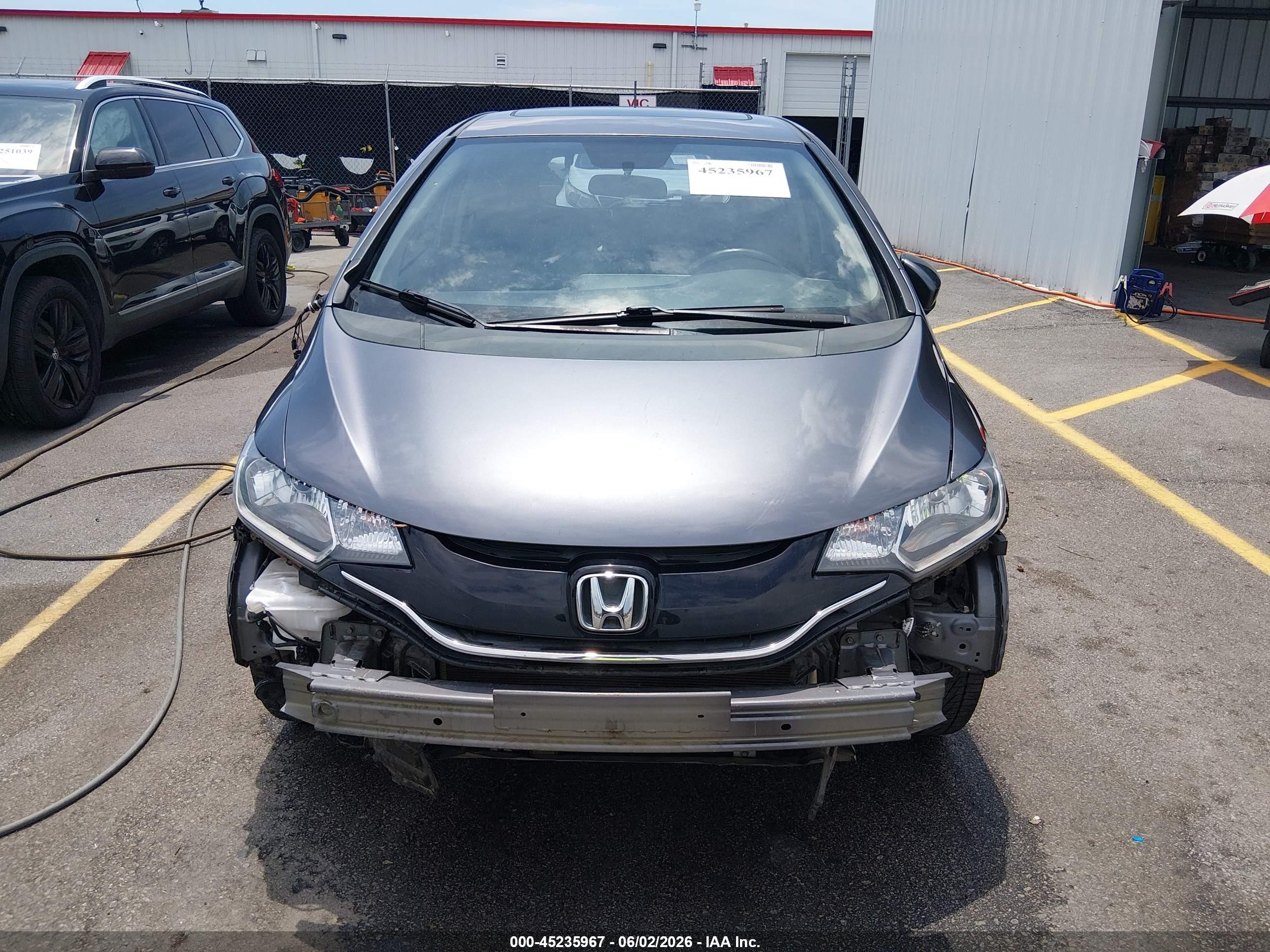2015 Honda Fit Ex/ex-l Gray vin: 3HGGK5H8XFM752926