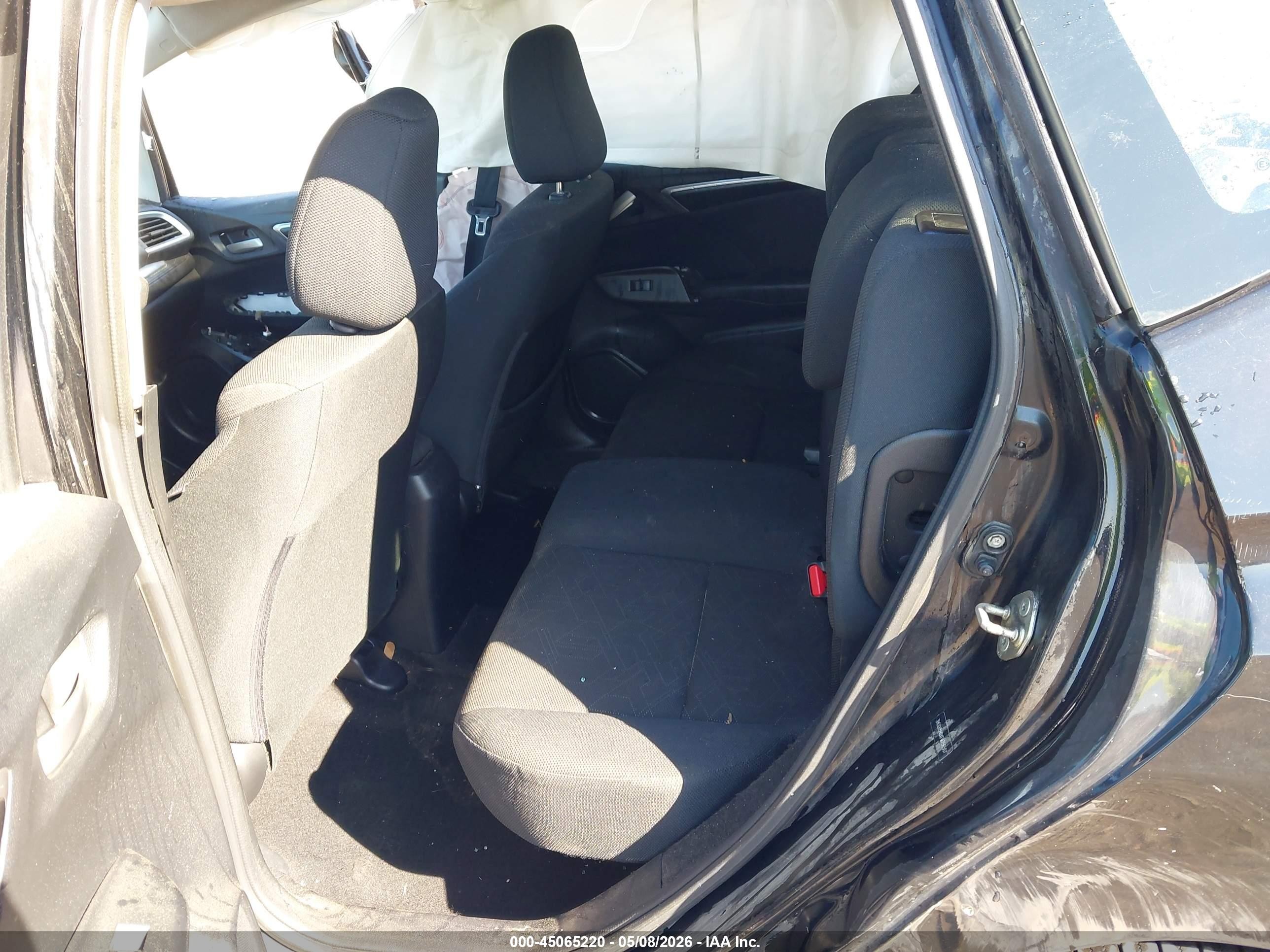 2015 Honda Fit Ex/ex-l Черный vin: 3HGGK5H8XFM756507