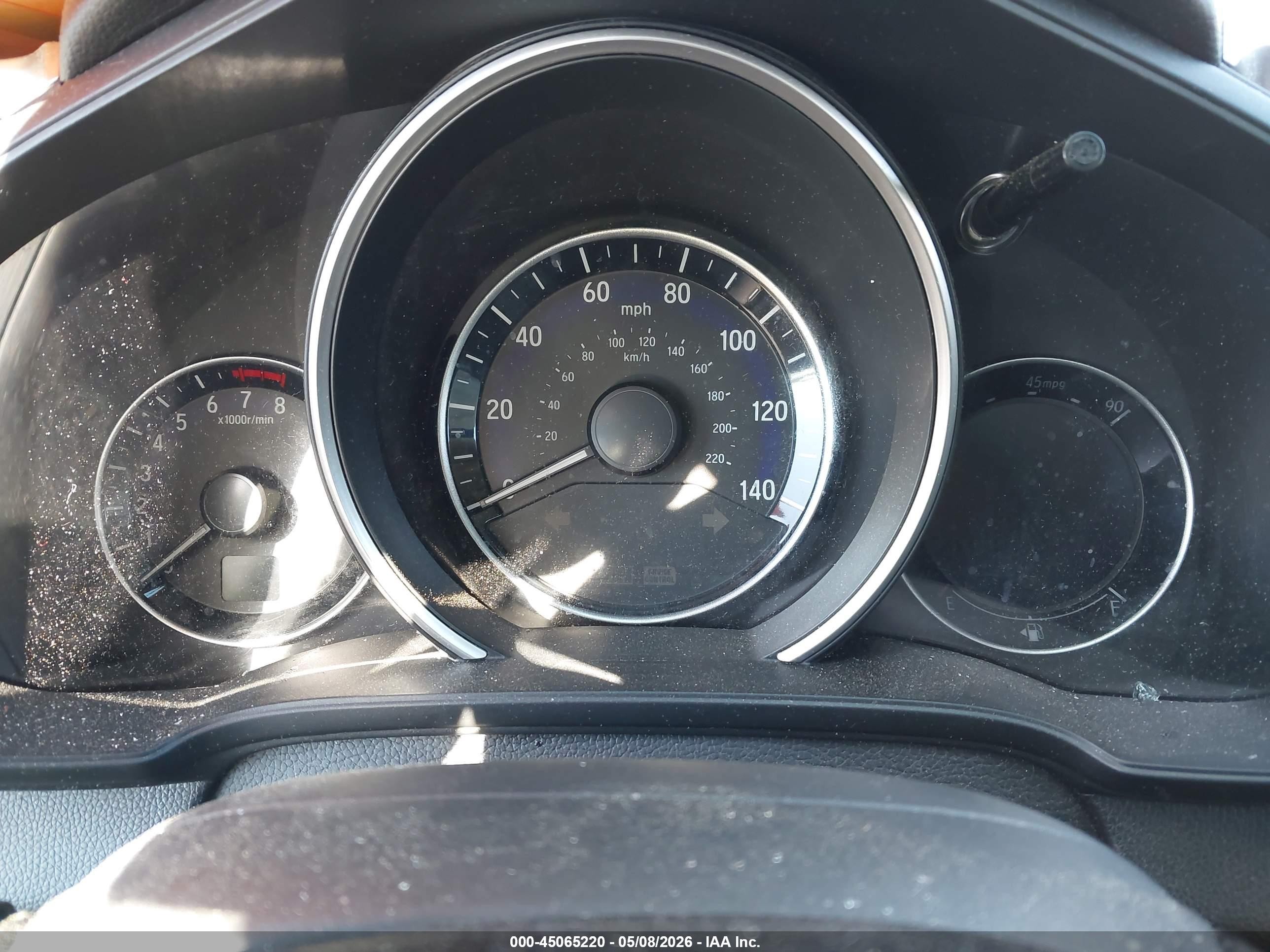 2015 Honda Fit Ex/ex-l Черный vin: 3HGGK5H8XFM756507