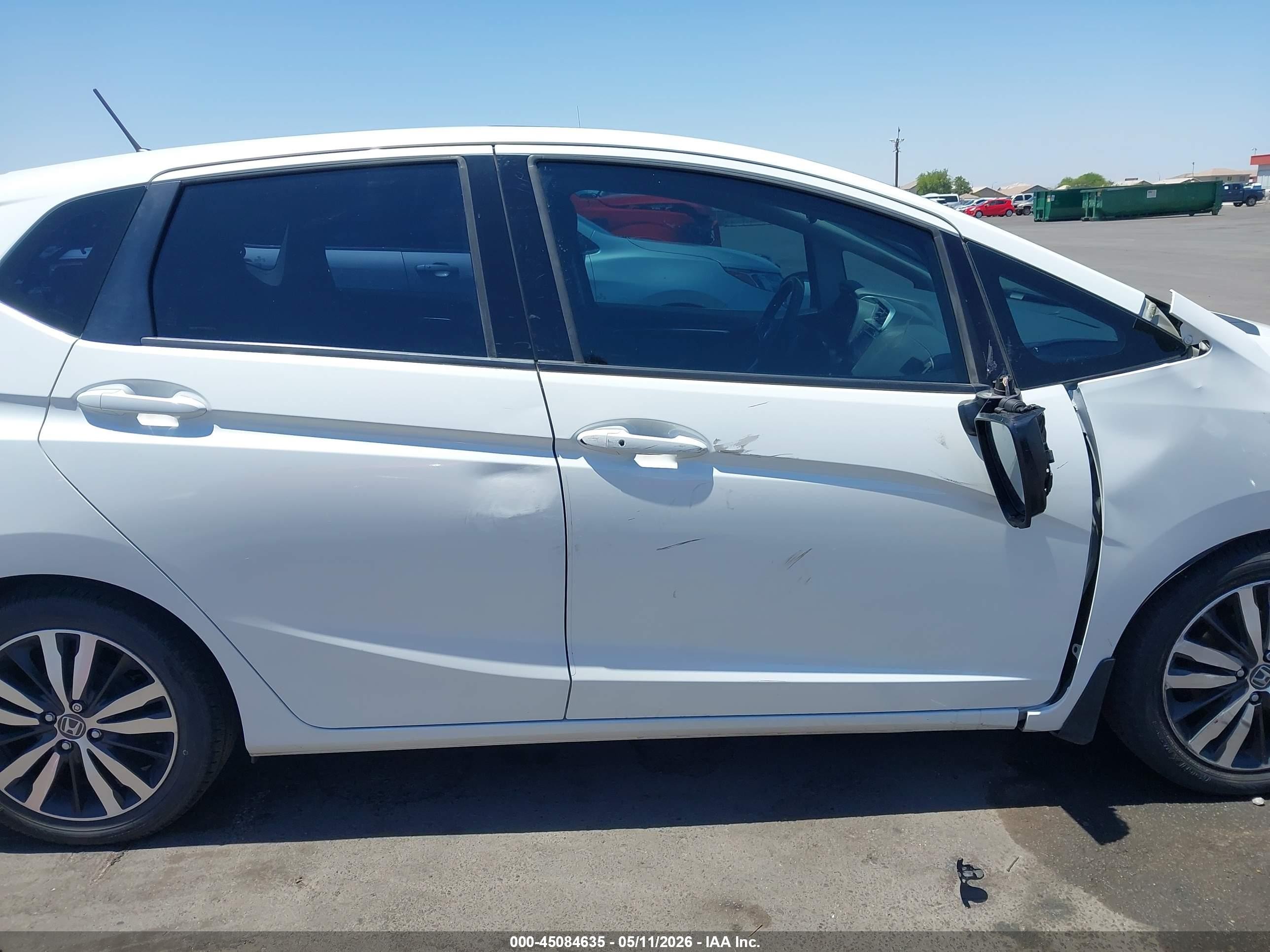 2015 Honda Fit Ex/ex-l Белый vin: 3HGGK5H8XFM765546