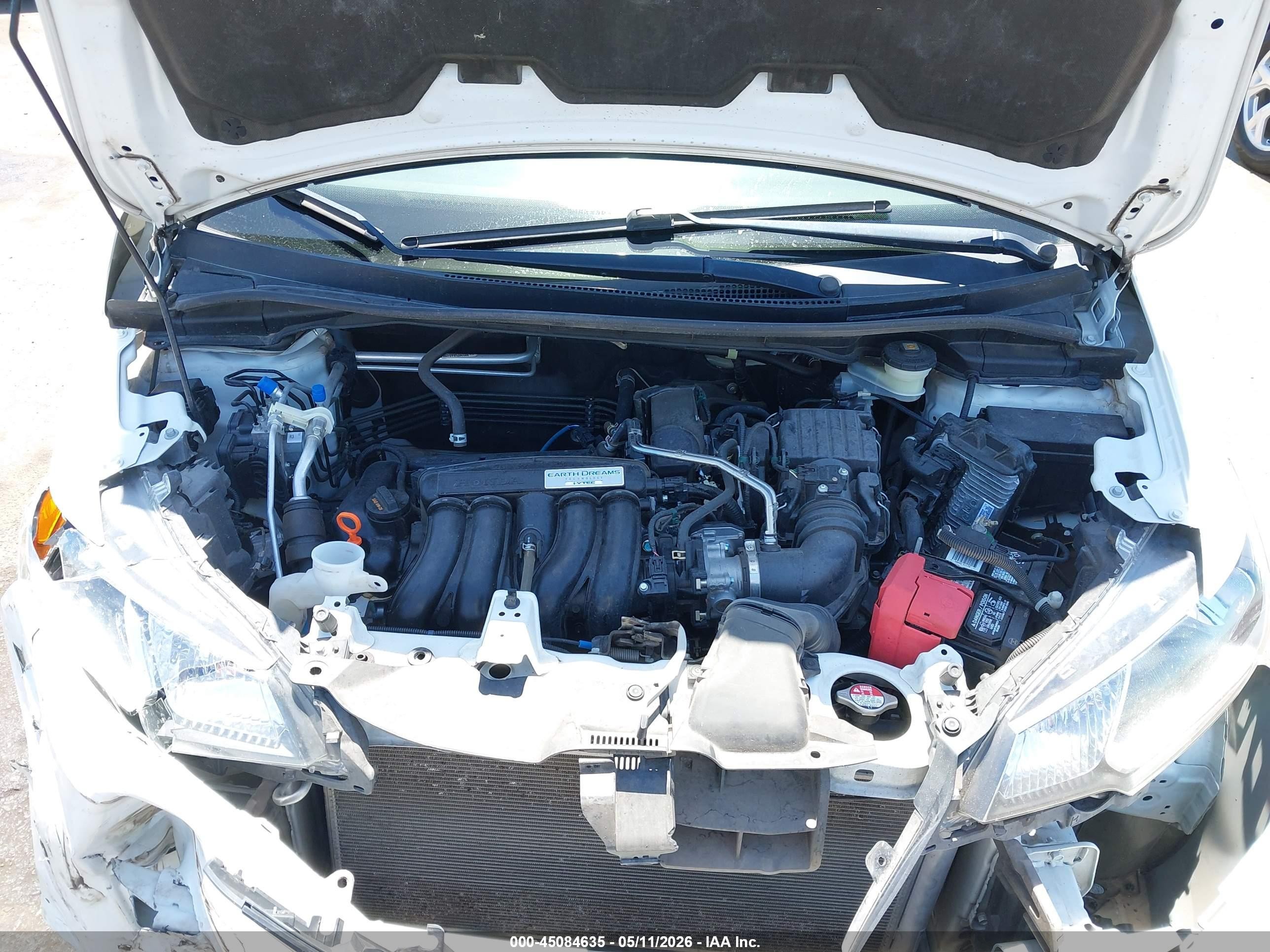 2015 Honda Fit Ex/ex-l Белый vin: 3HGGK5H8XFM765546