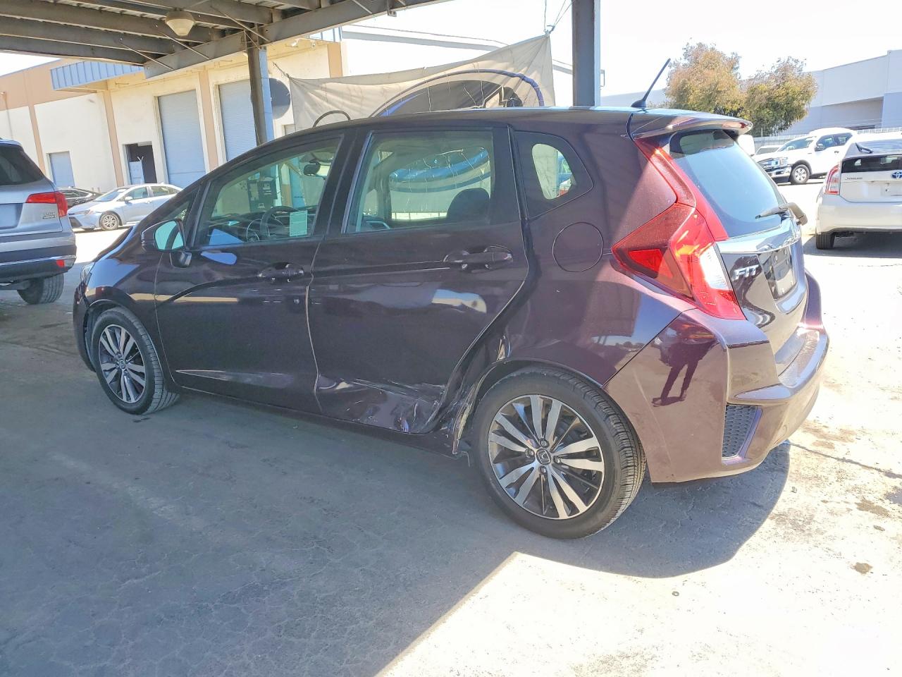 2015 Honda Fit Ex Purple vin: 3HGGK5H8XFM777082