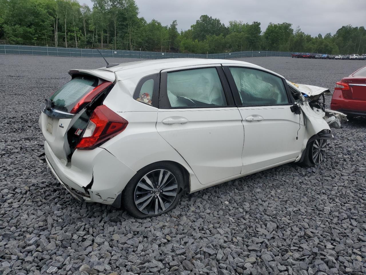 2018 Honda Fit Ex Белый vin: 3HGGK5H8XJM707610