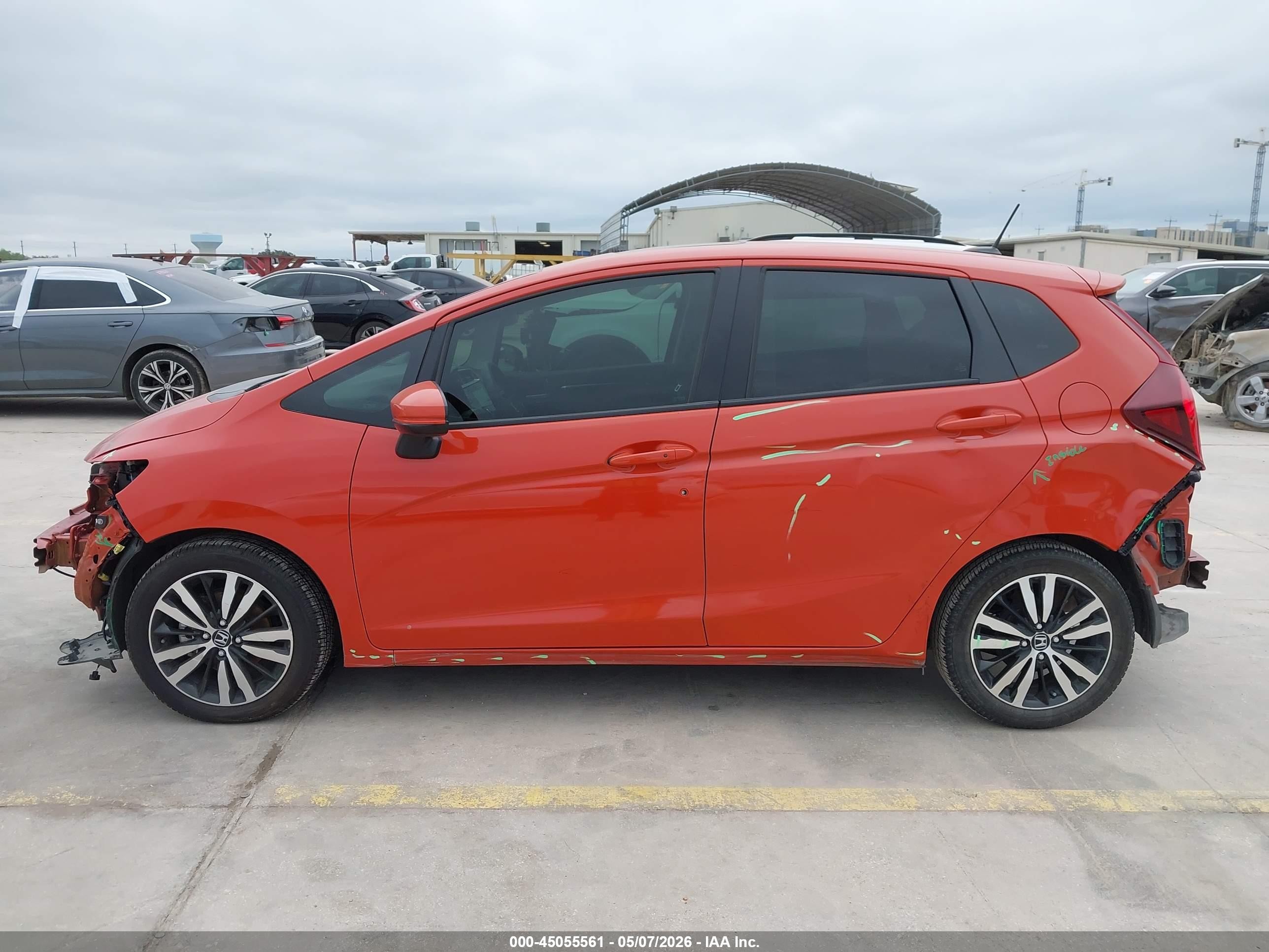 2020 Honda Fit Ex Оранжевый vin: 3HGGK5H8XLM713586