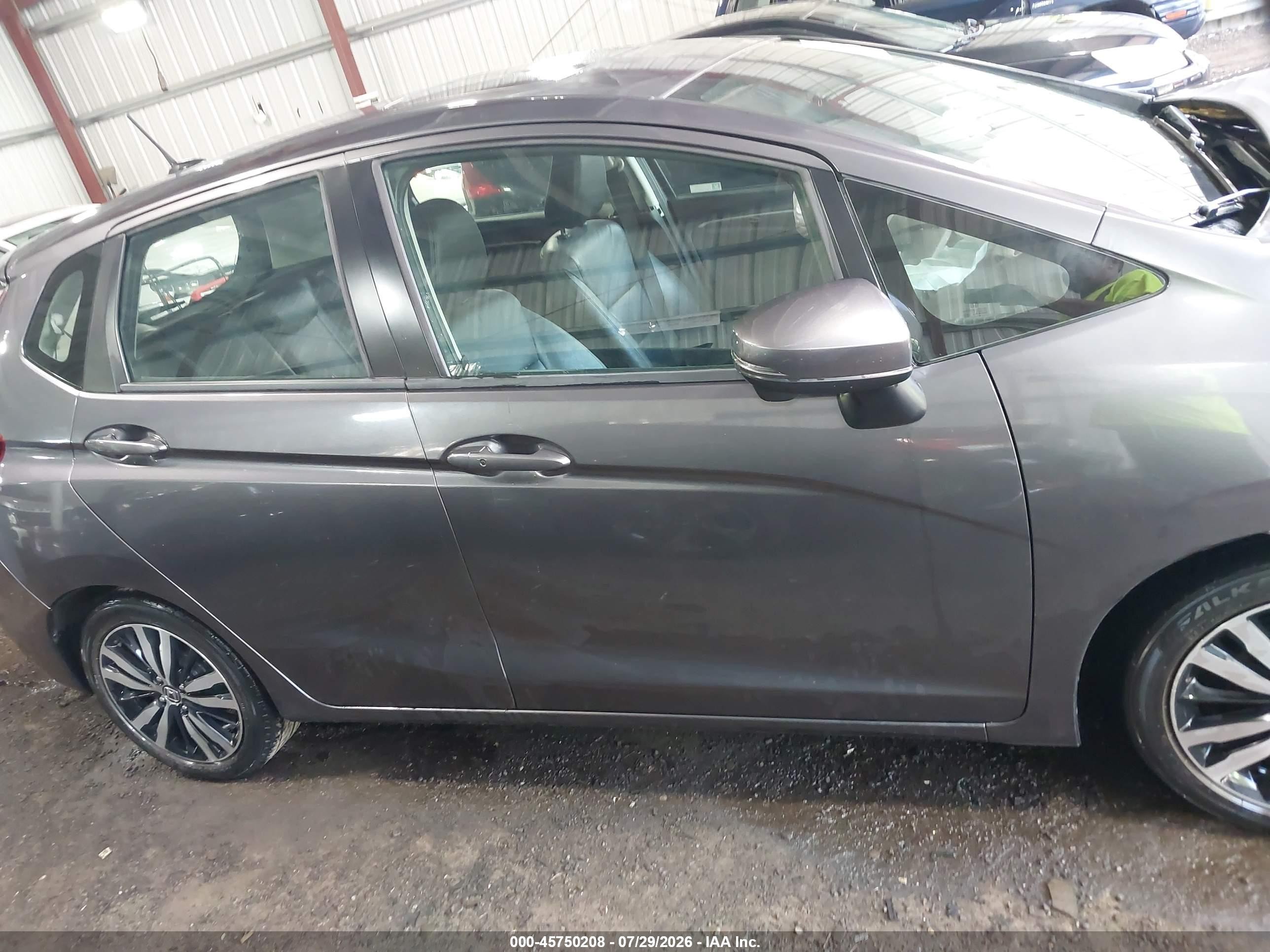 2020 Honda Fit Ex-l Gray vin: 3HGGK5H92LM718595
