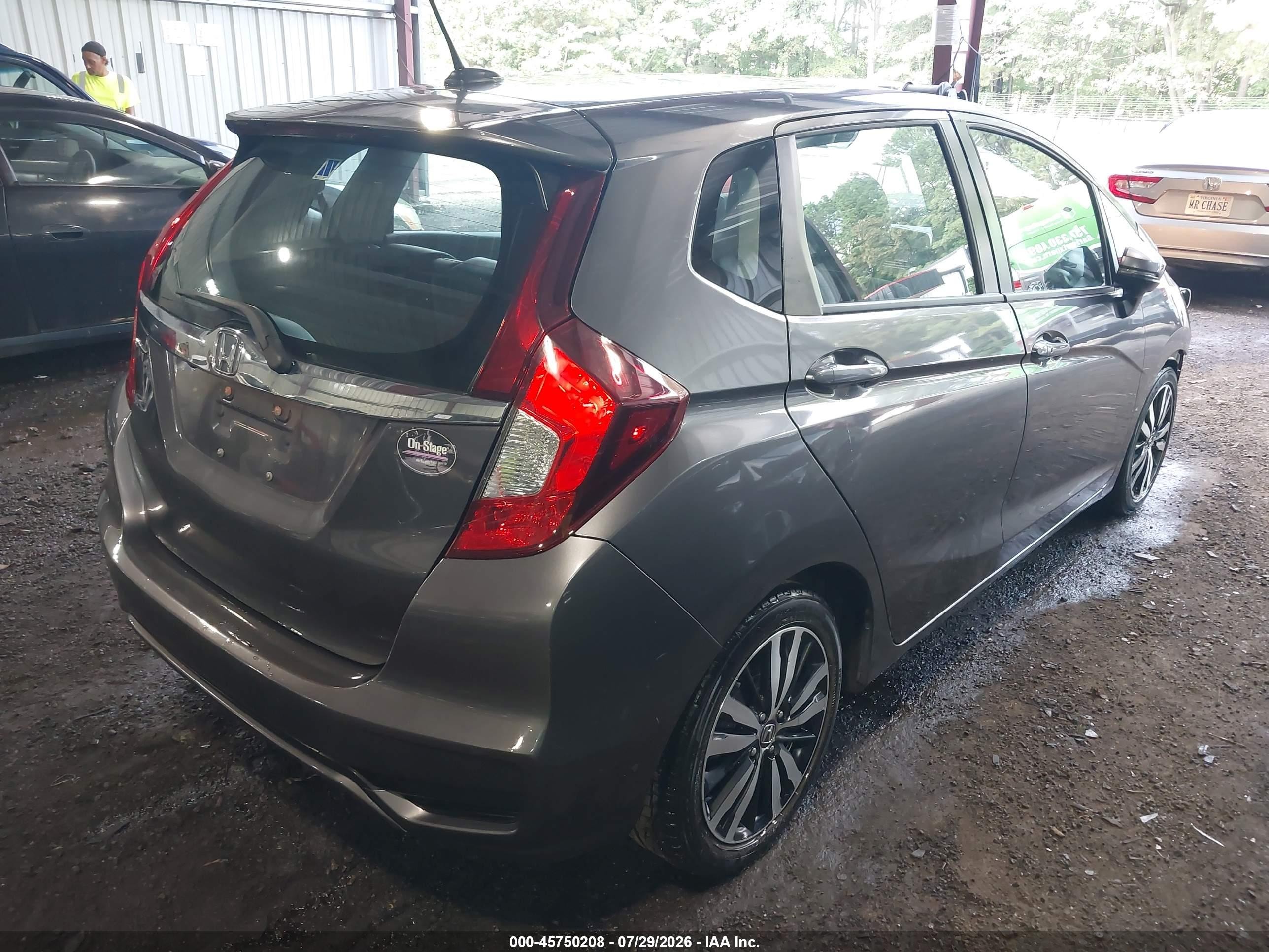 2020 Honda Fit Ex-l Gray vin: 3HGGK5H92LM718595