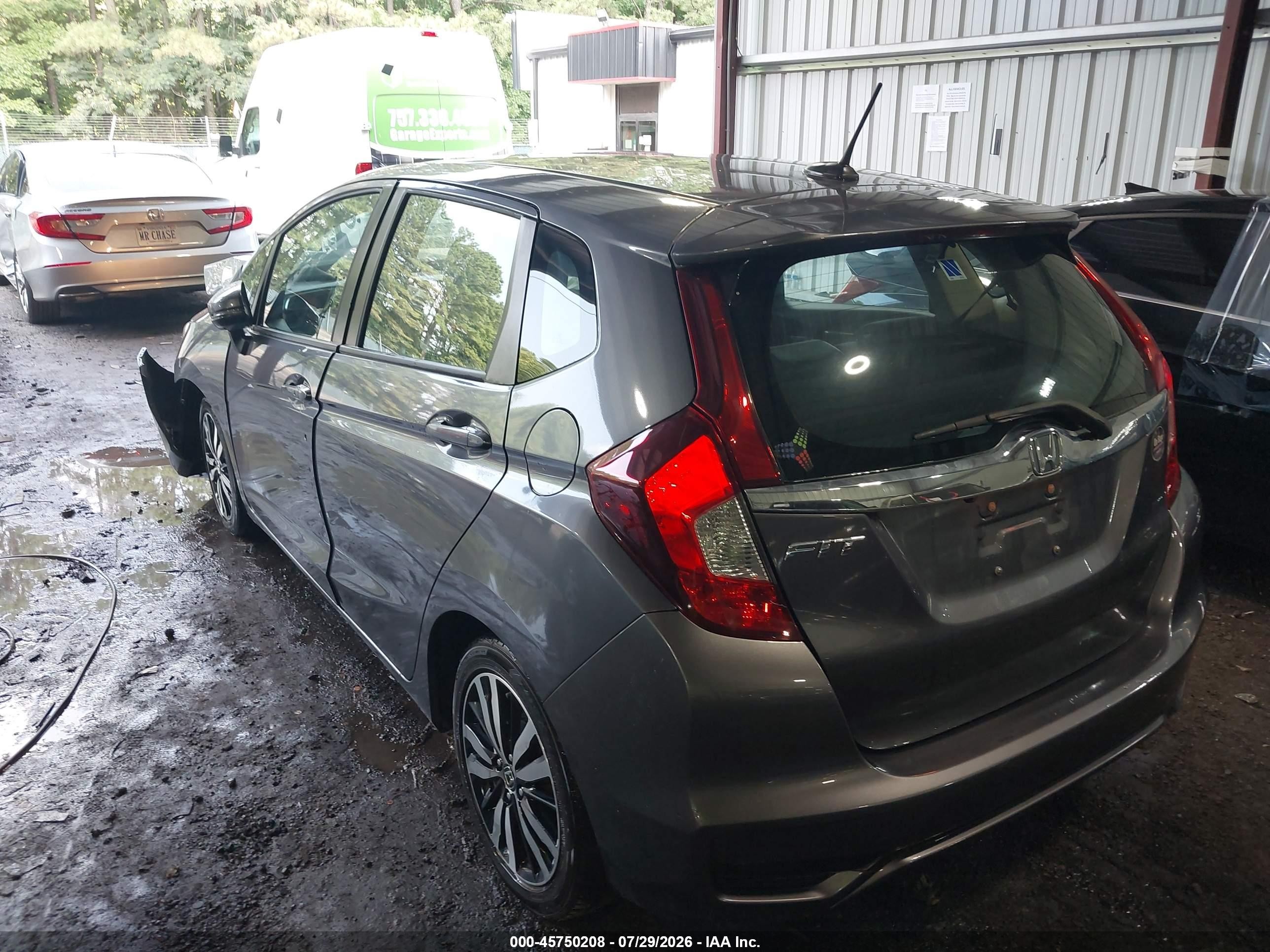 2020 Honda Fit Ex-l Gray vin: 3HGGK5H92LM718595