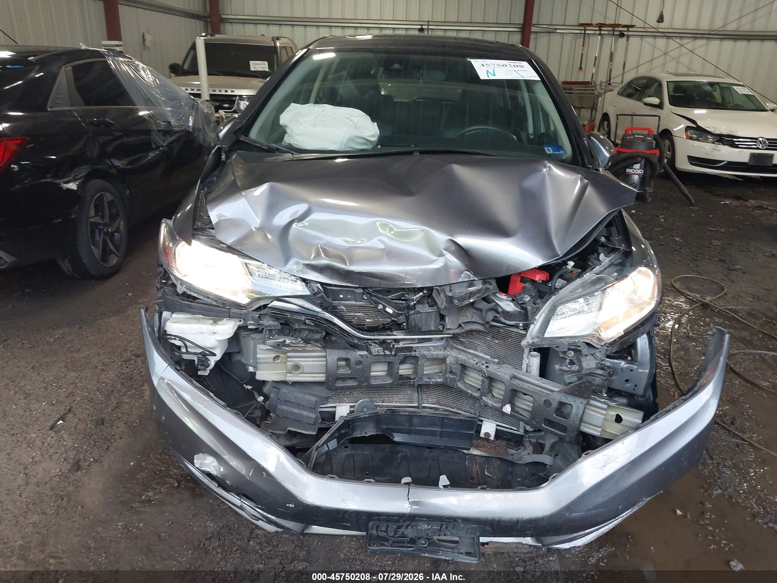 2020 Honda Fit Ex-l Gray vin: 3HGGK5H92LM718595