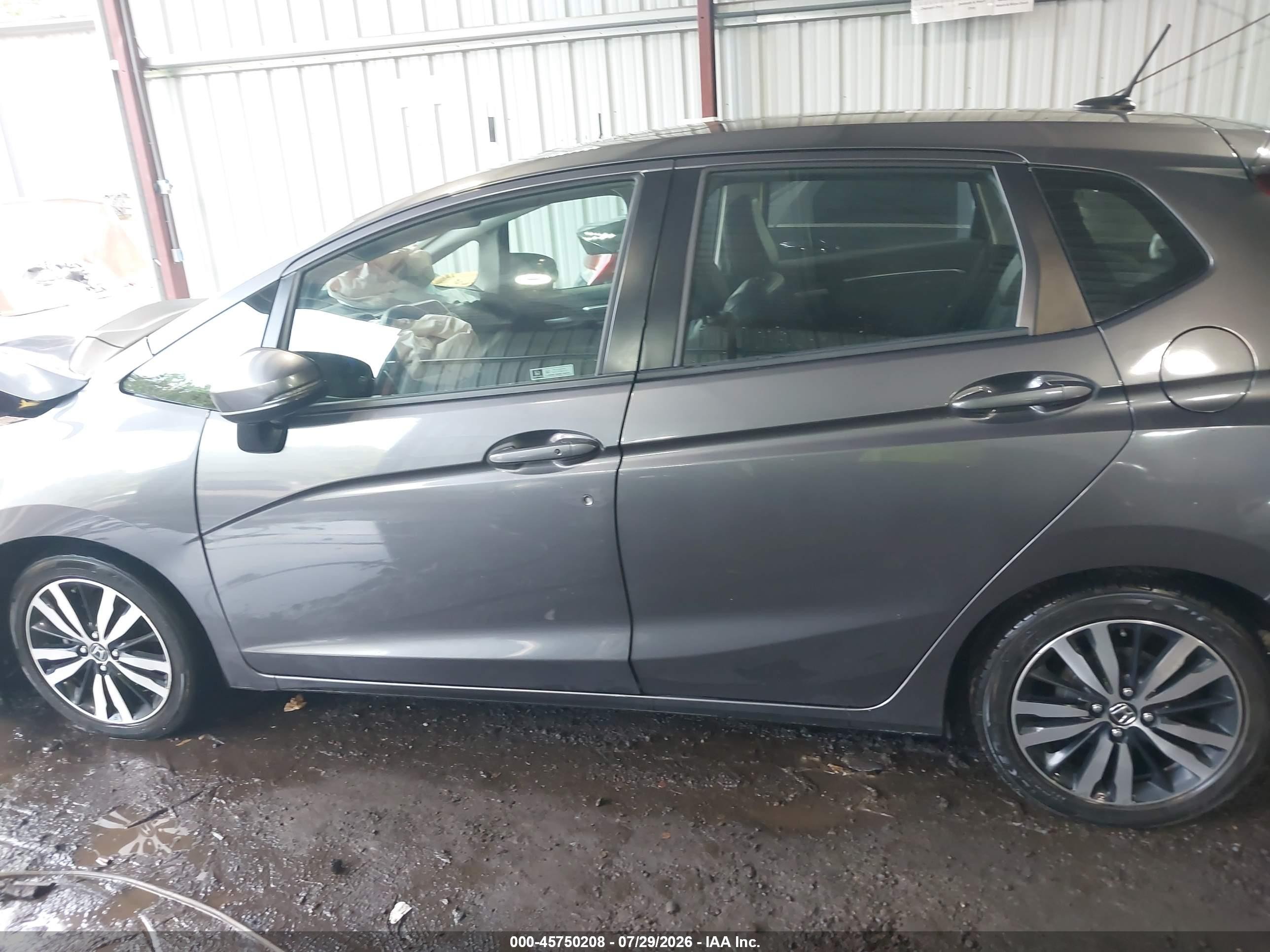 2020 Honda Fit Ex-l Gray vin: 3HGGK5H92LM718595