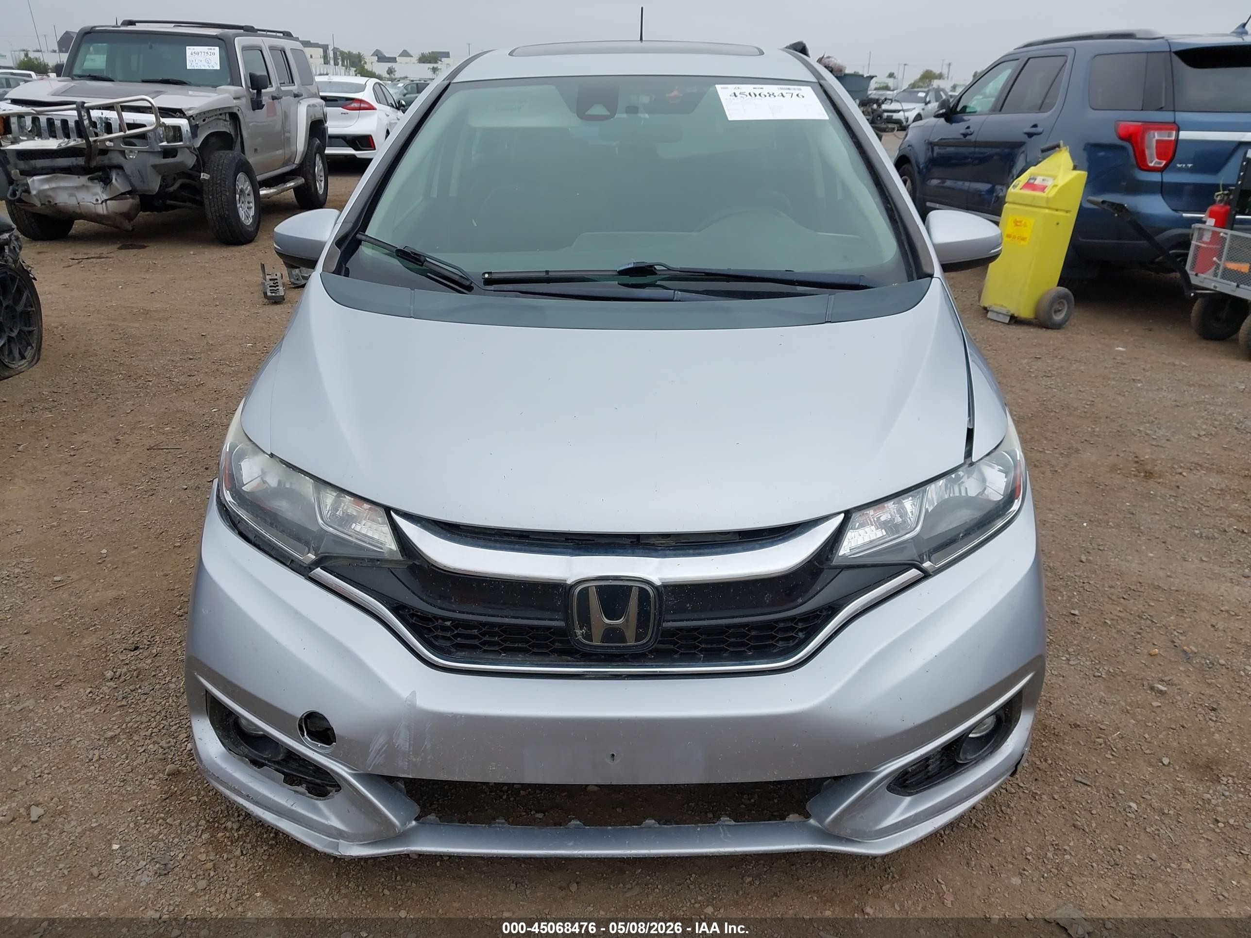 2018 Honda Fit Ex-l Серебряный vin: 3HGGK5H95JM709919