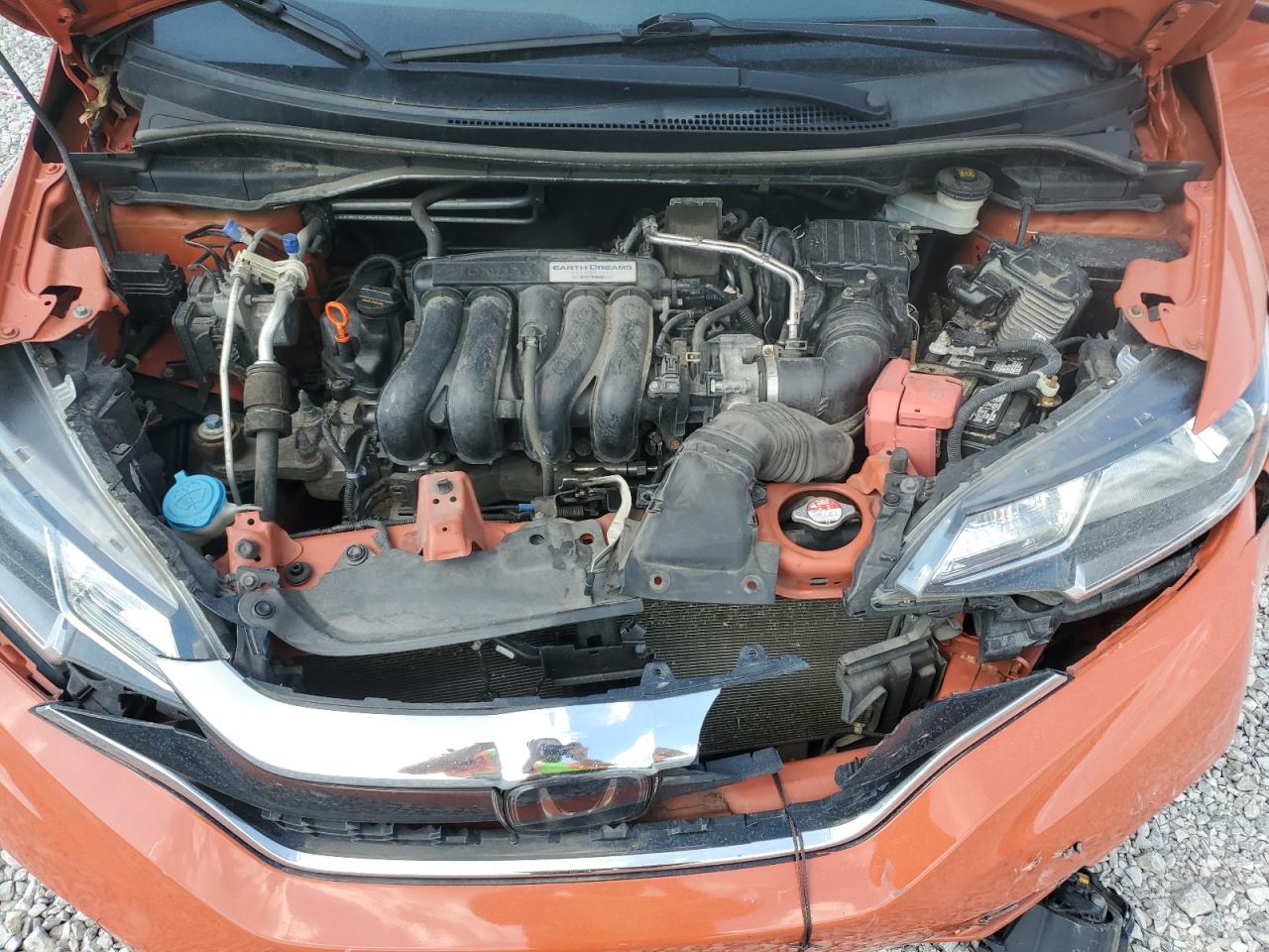 2018 Honda Fit Ex Orange vin: 3HGGK5H96JM700677