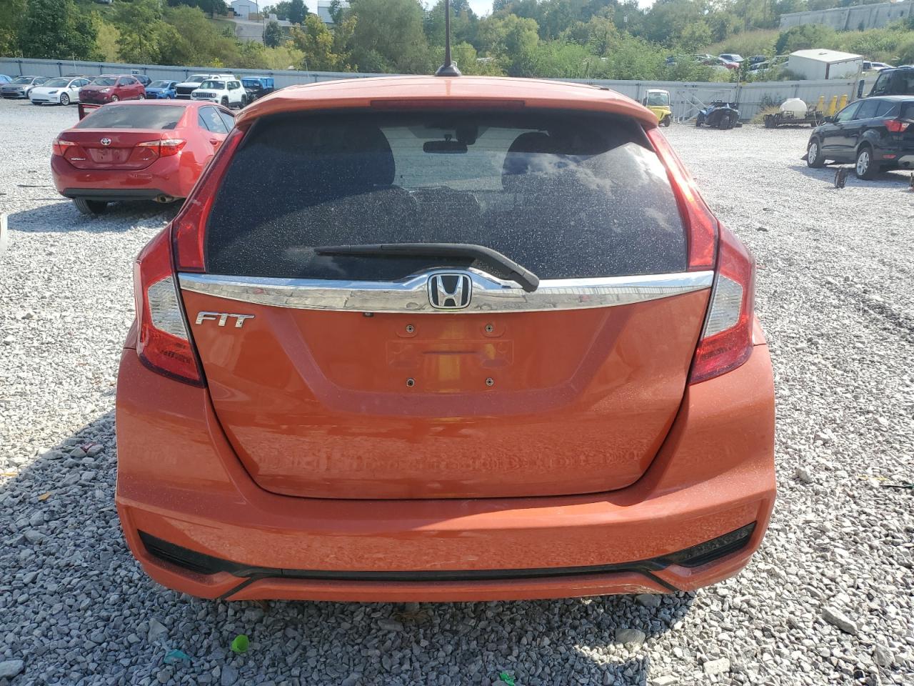 2018 Honda Fit Ex Orange vin: 3HGGK5H96JM700677