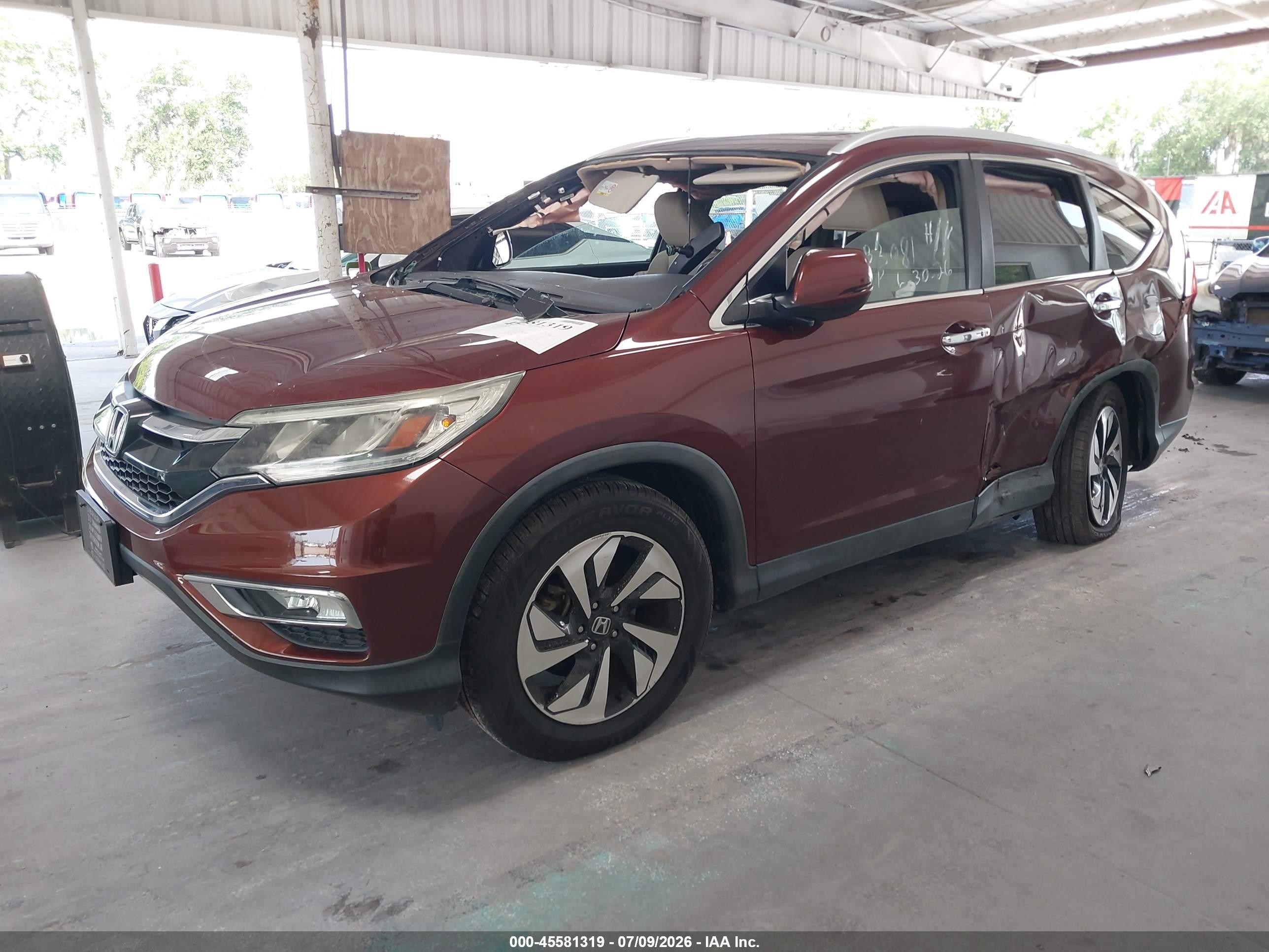 2015 Honda Cr-v   Burgundy vin: 3HGRM4874FG001338