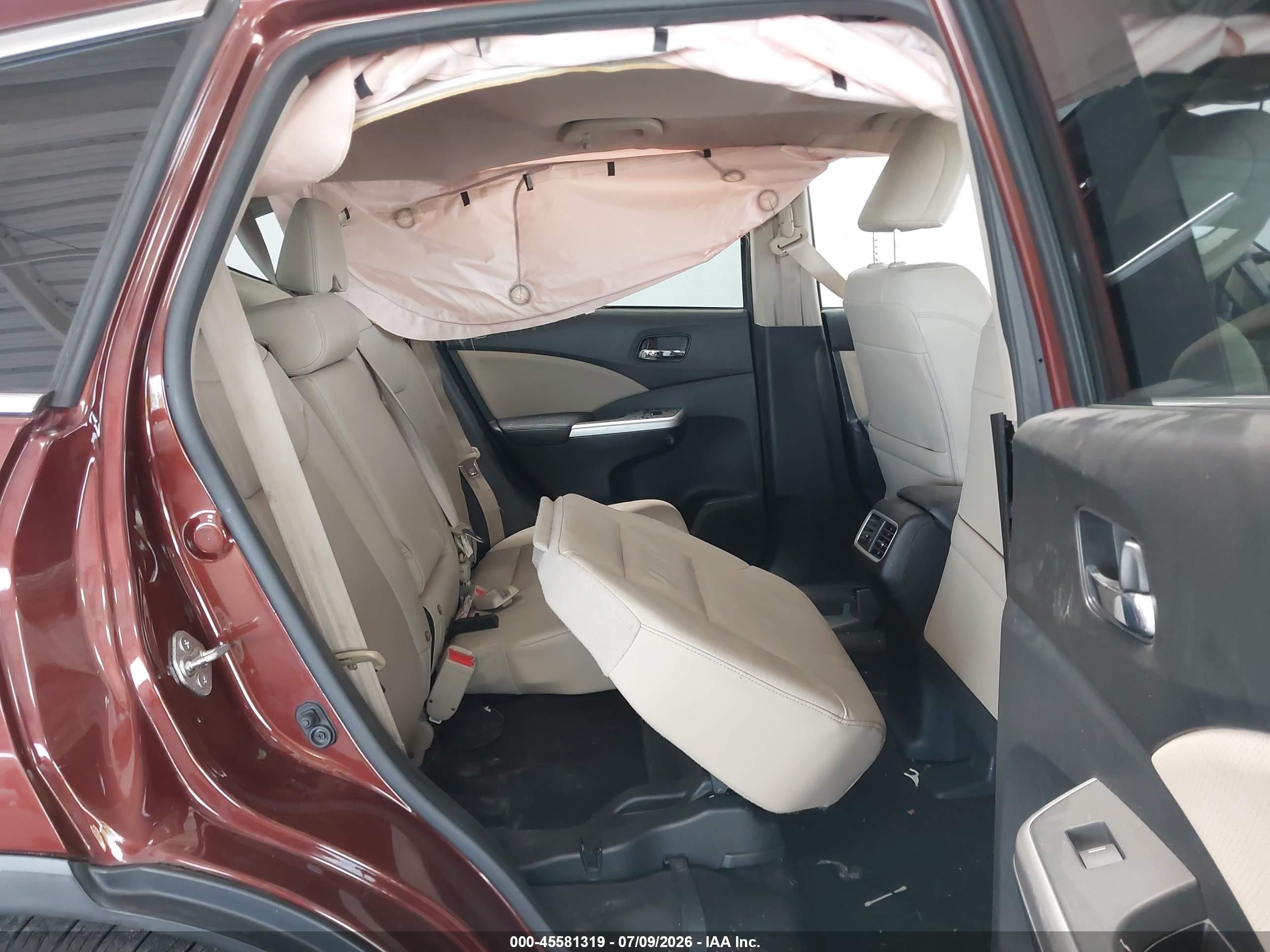 2015 Honda Cr-v   Burgundy vin: 3HGRM4874FG001338