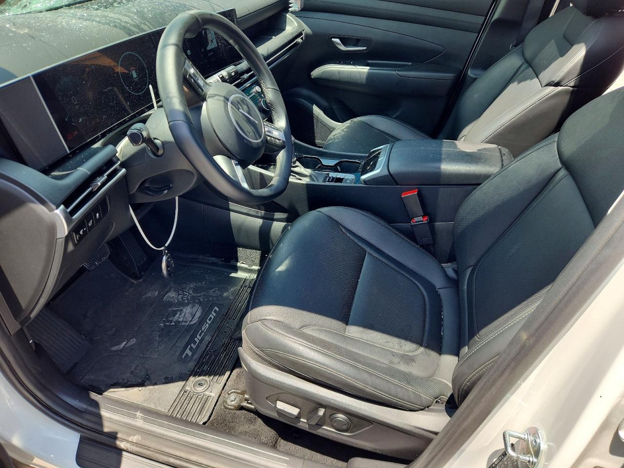 2025 Hyundai Tucson Sel White vin: 3KMJC3DE1SE019781
