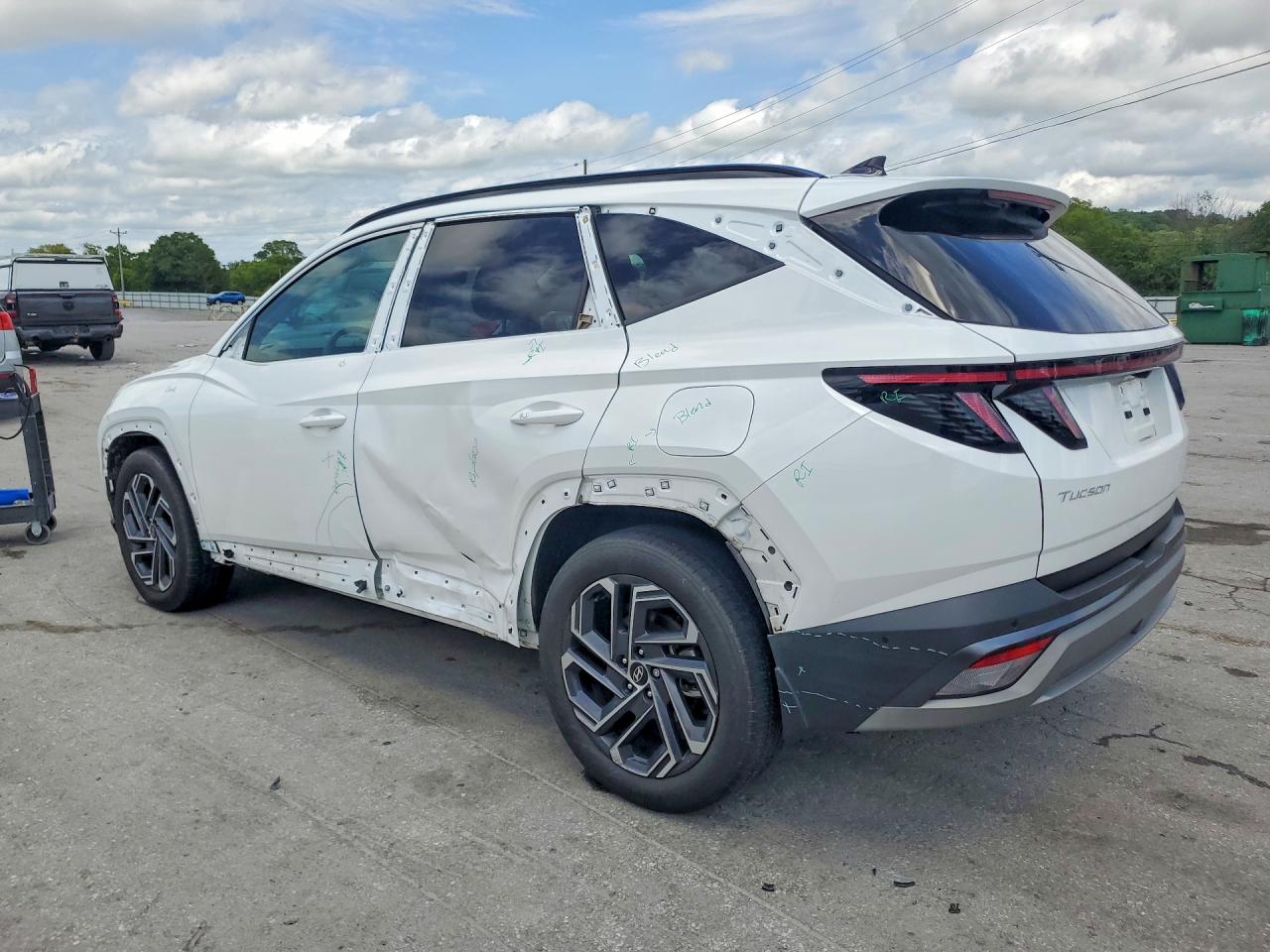 2025 Hyundai Tucson Limited White vin: 3KMJE3DE5SE022774