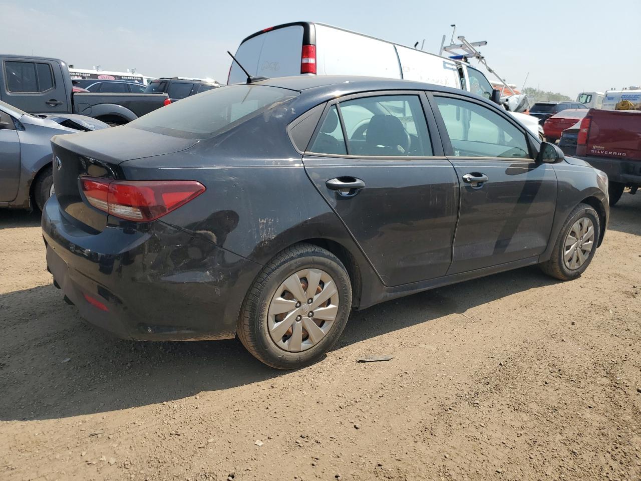 2018 Kia Rio Lx Черный vin: 3KPA24AB1JE073991