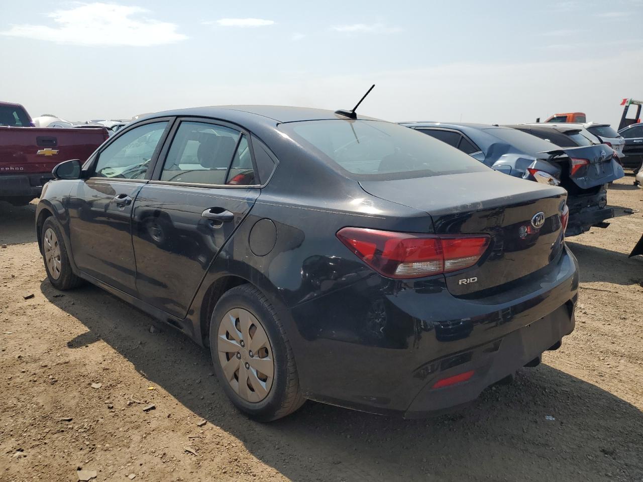 2018 Kia Rio Lx Черный vin: 3KPA24AB1JE073991