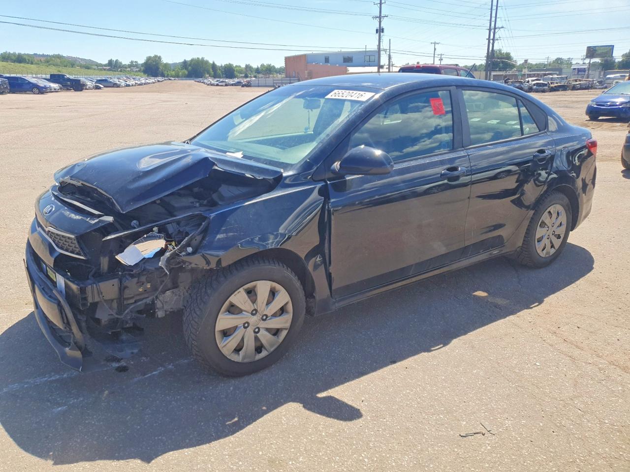 2019 Kia Rio S Black vin: 3KPA24AB3KE252082