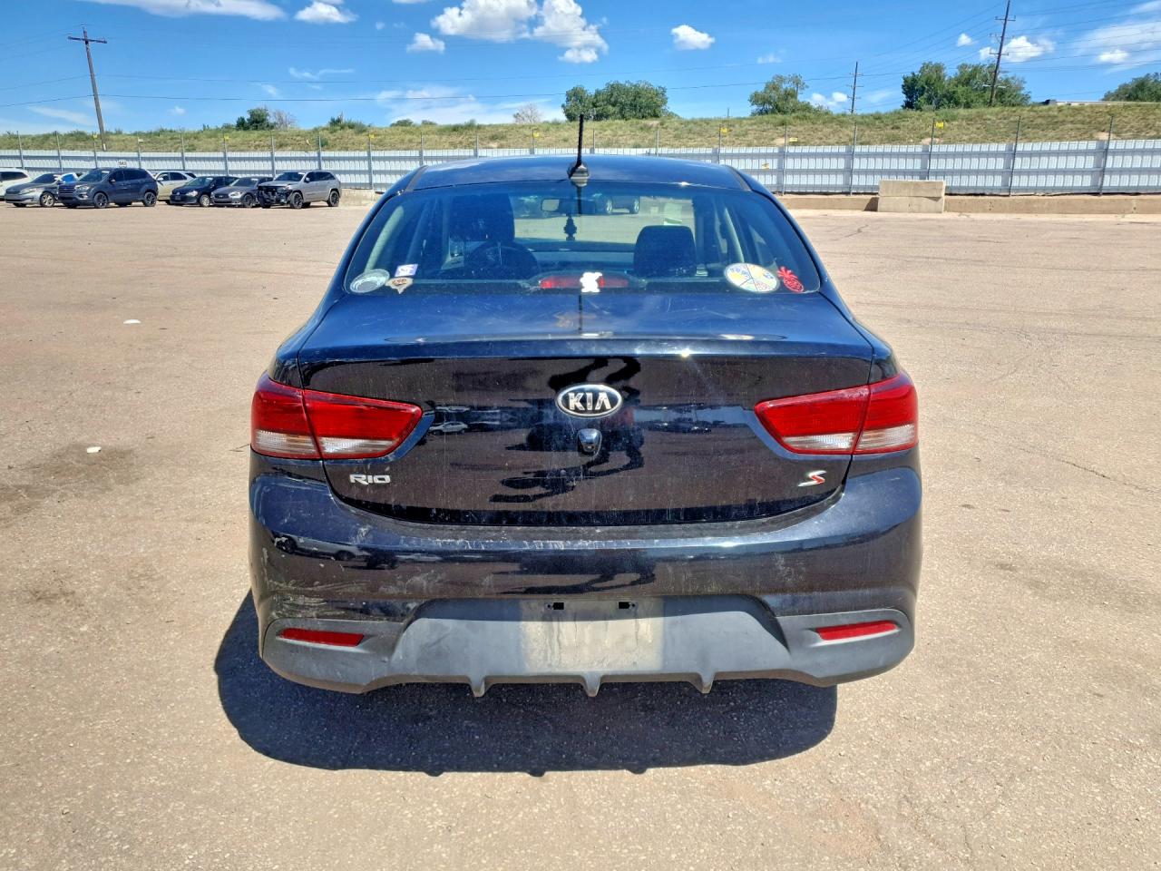 2019 Kia Rio S Black vin: 3KPA24AB3KE252082